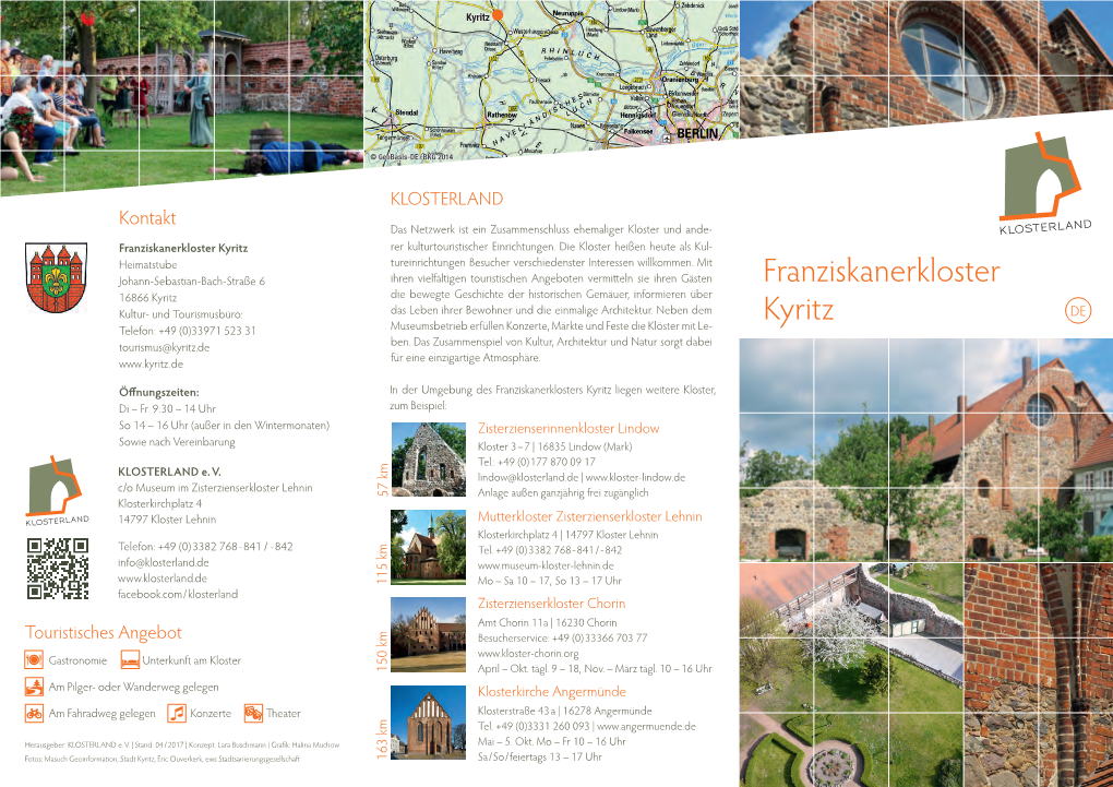 Franziskanerkloster Kyritz Rer Kulturtouristischer Einrichtungen