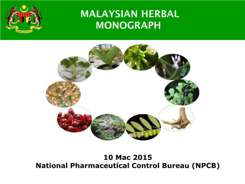 Malaysia Herbal Monograph