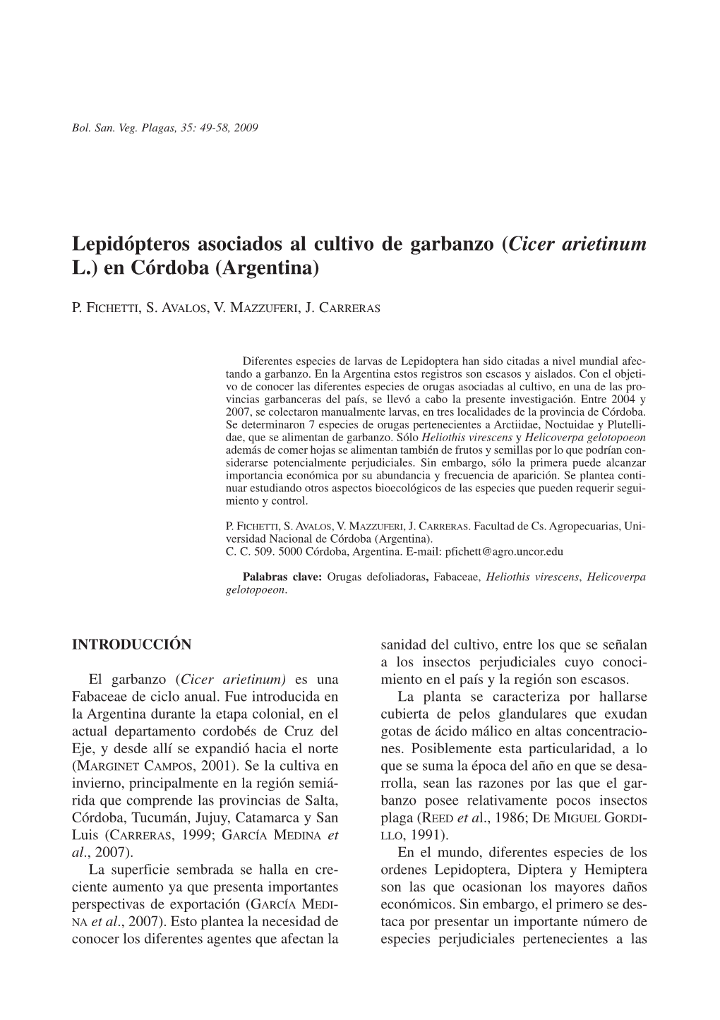 Boletín De Sanidad Vegetal Plagas, ISSN: 0213-6910