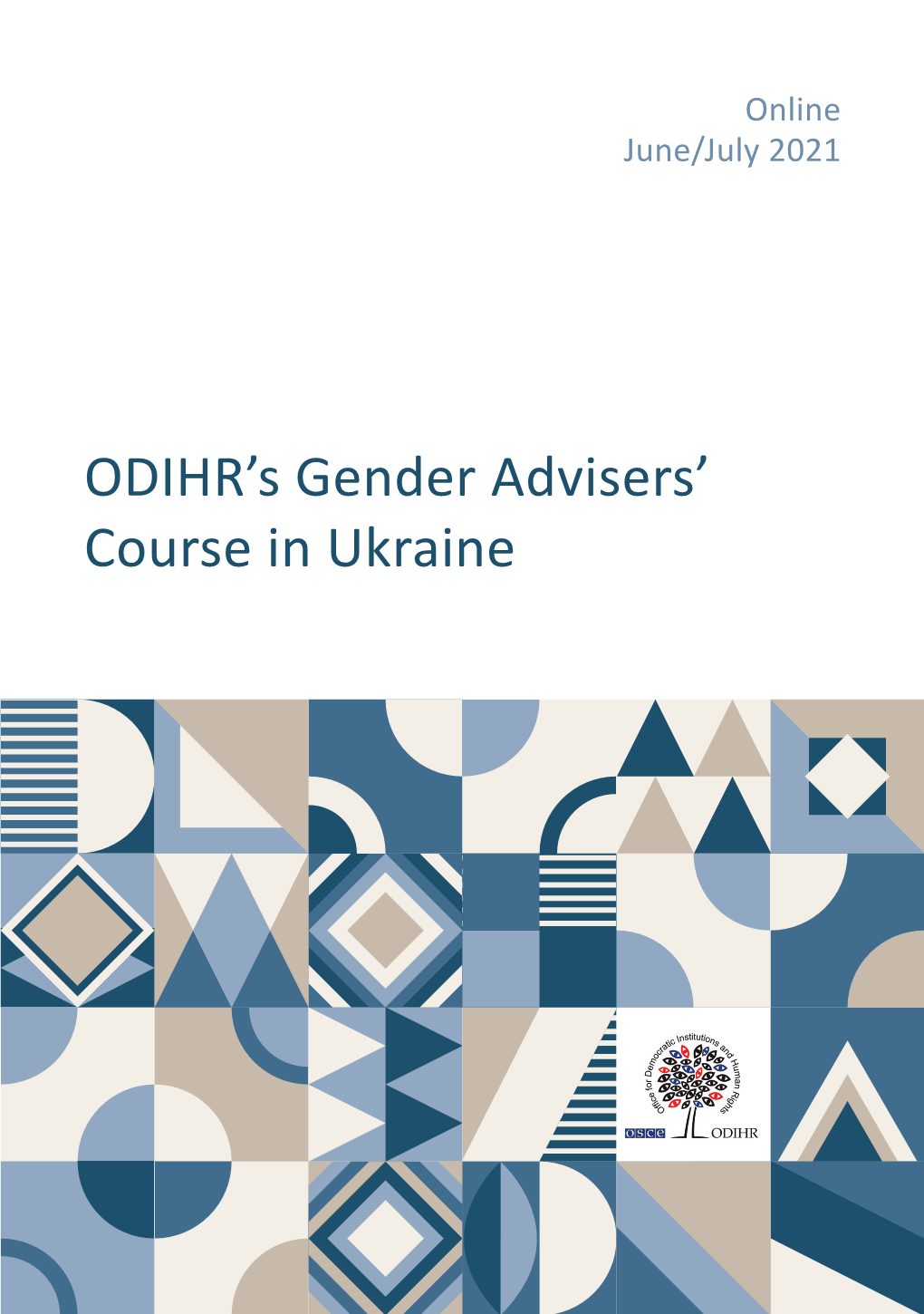 ODIHR's Gender Advisers' Course in Ukraine