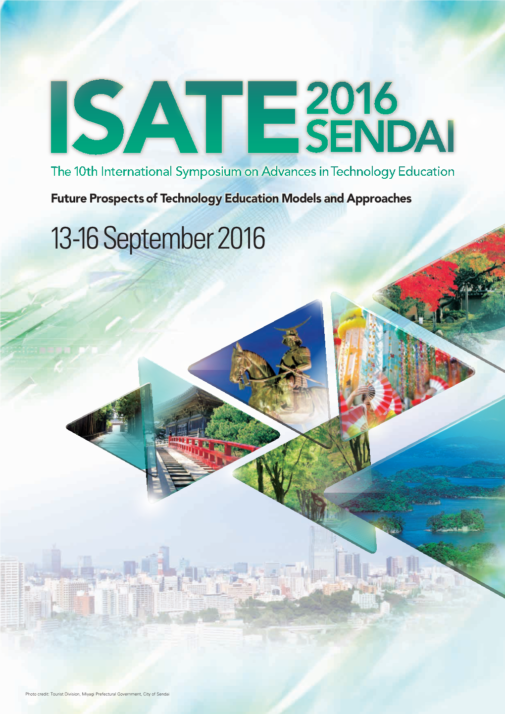 13-16 September 2016, ISATE Sendai Contents