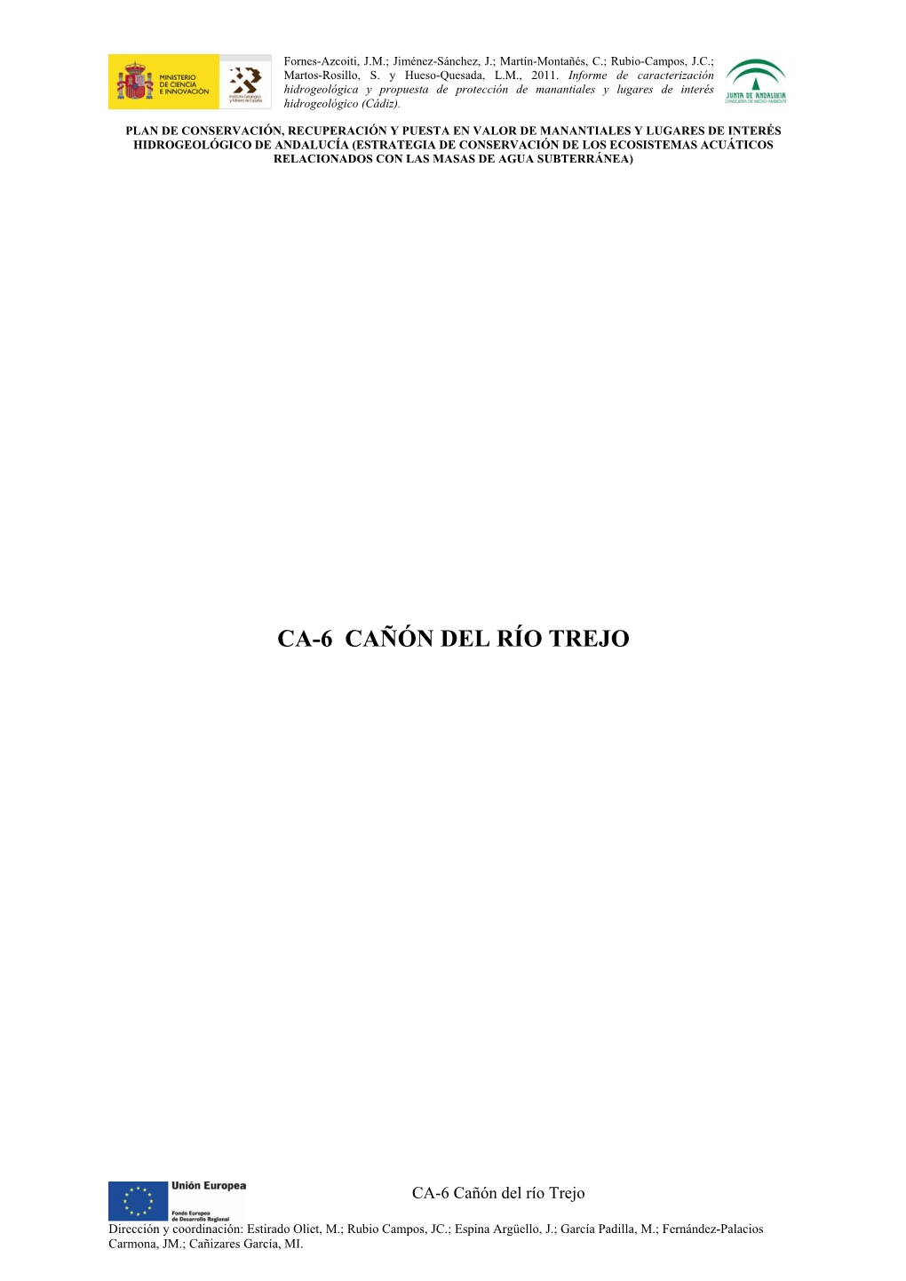 Ca-6 Cañón Del Río Trejo