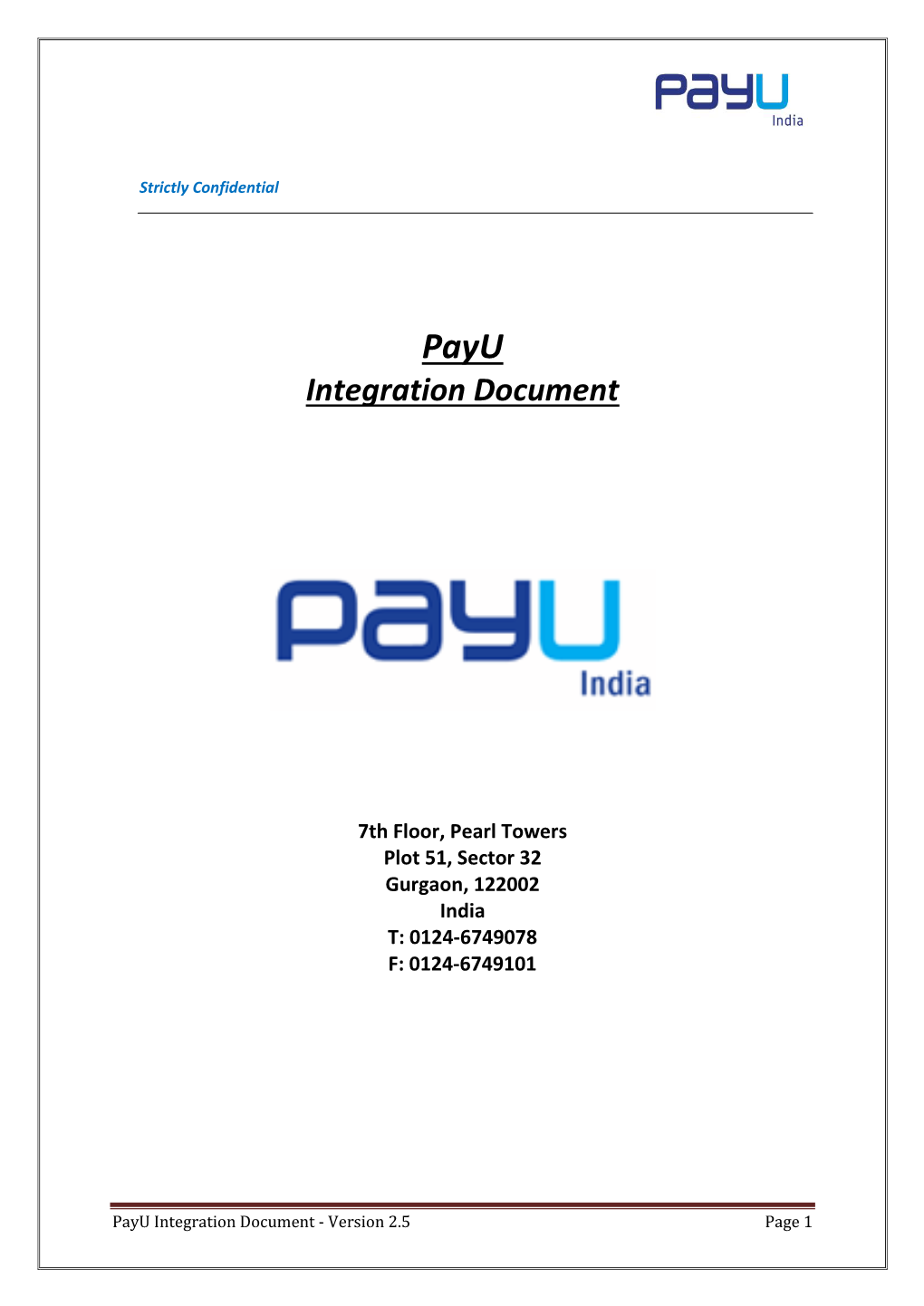 Payu Integration Document