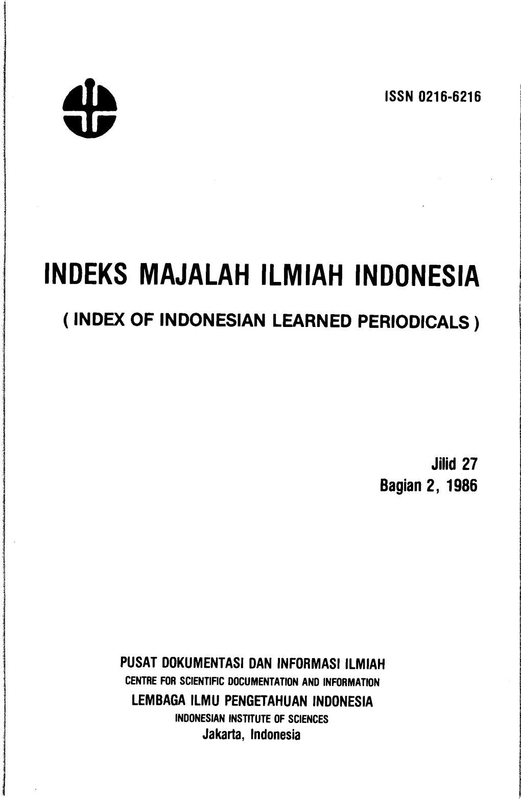 Indeks Majalah Ilmiah Indonesia