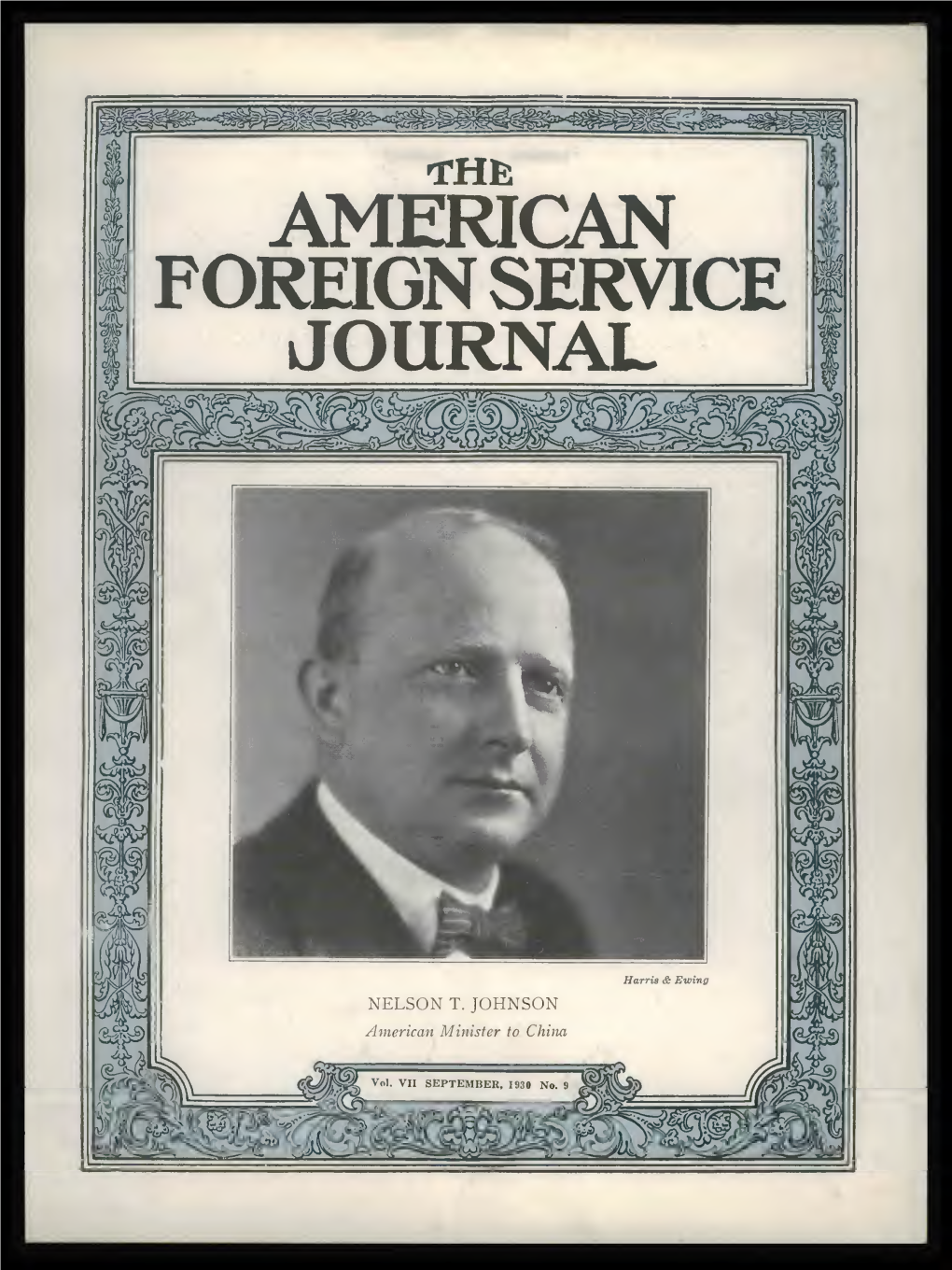 The Foreign Service Journal, September 1930