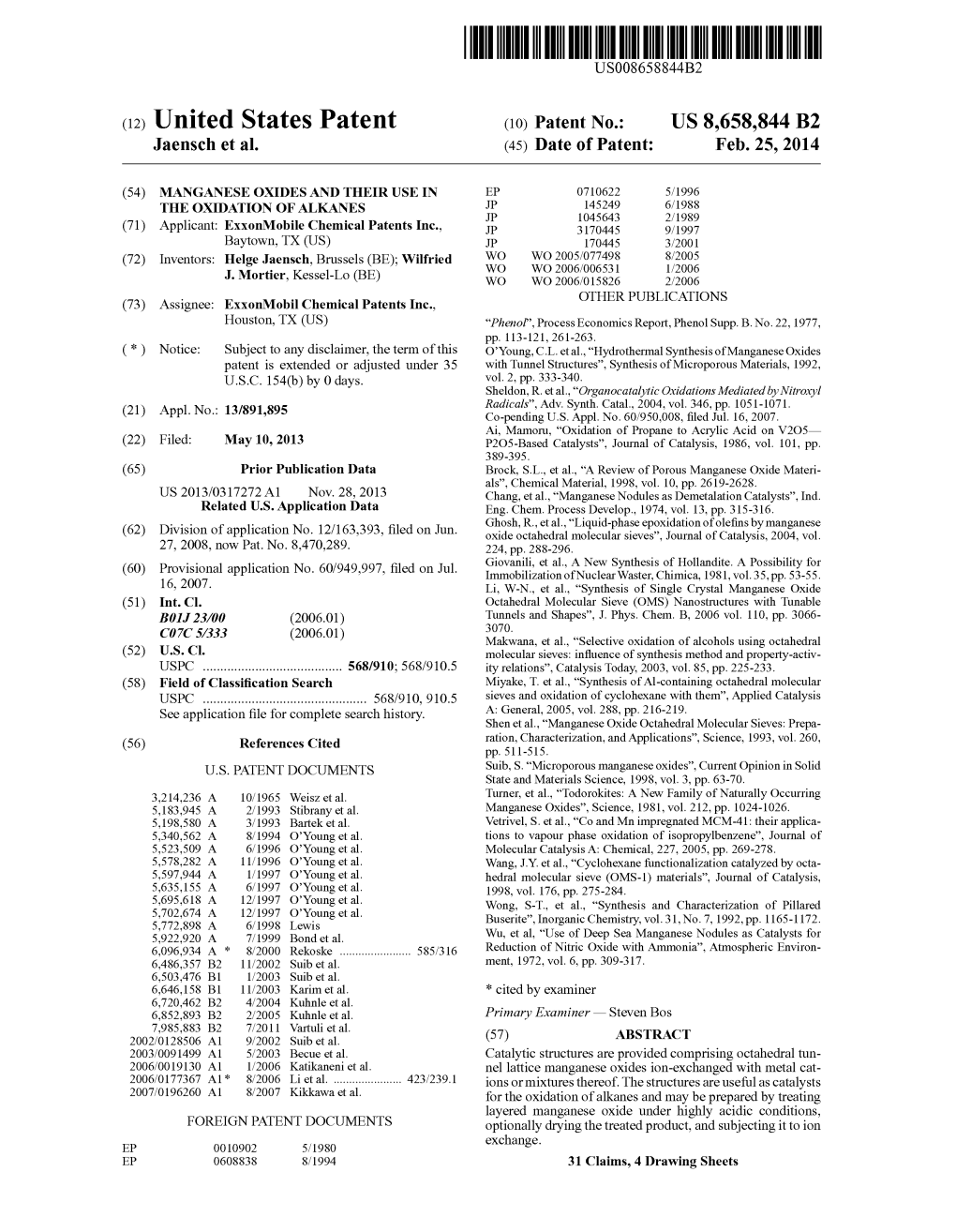 (12) United States Patent (10) Patent No.: US 8,658,844 B2