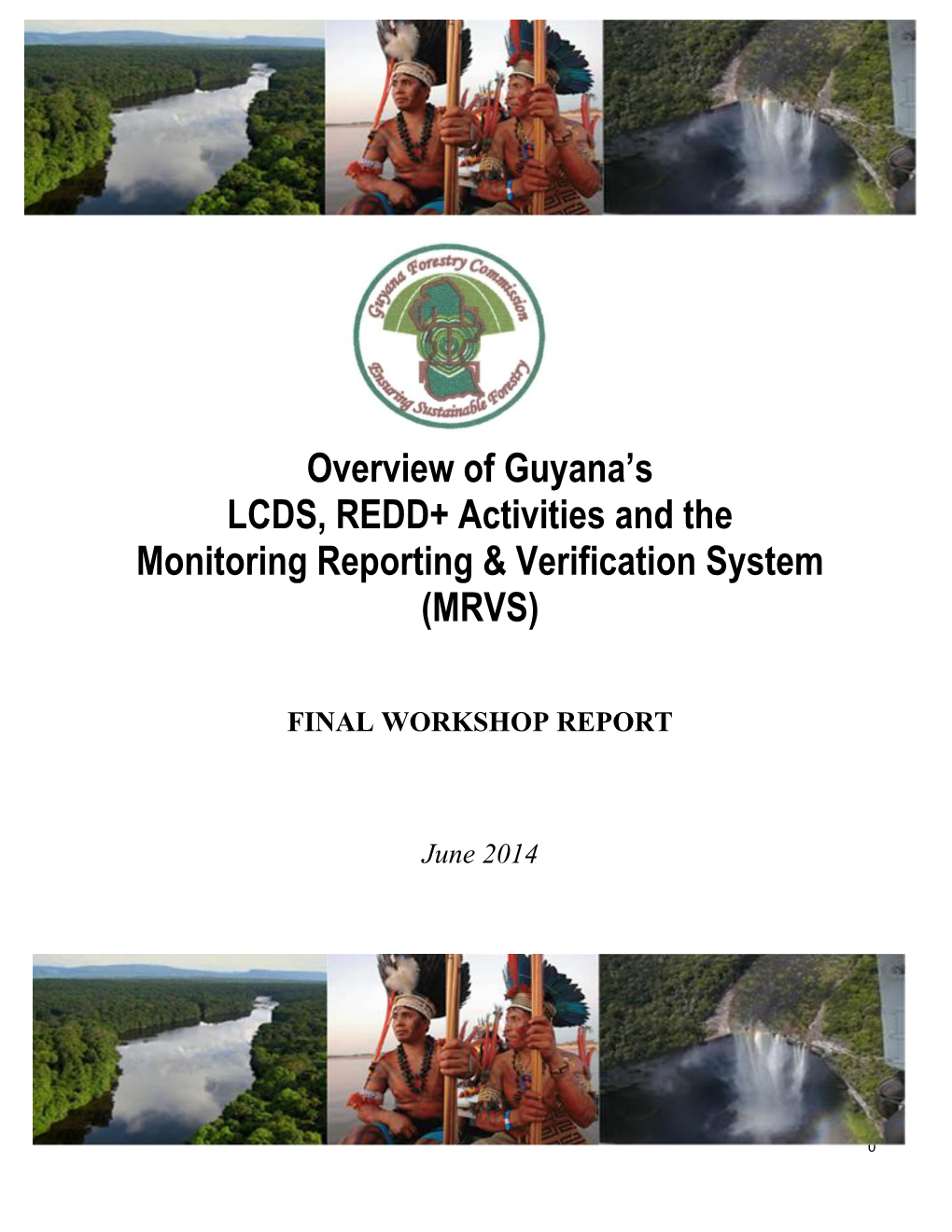 Overview of Guyana's LCDS, REDD+ Activities and the Monitoring