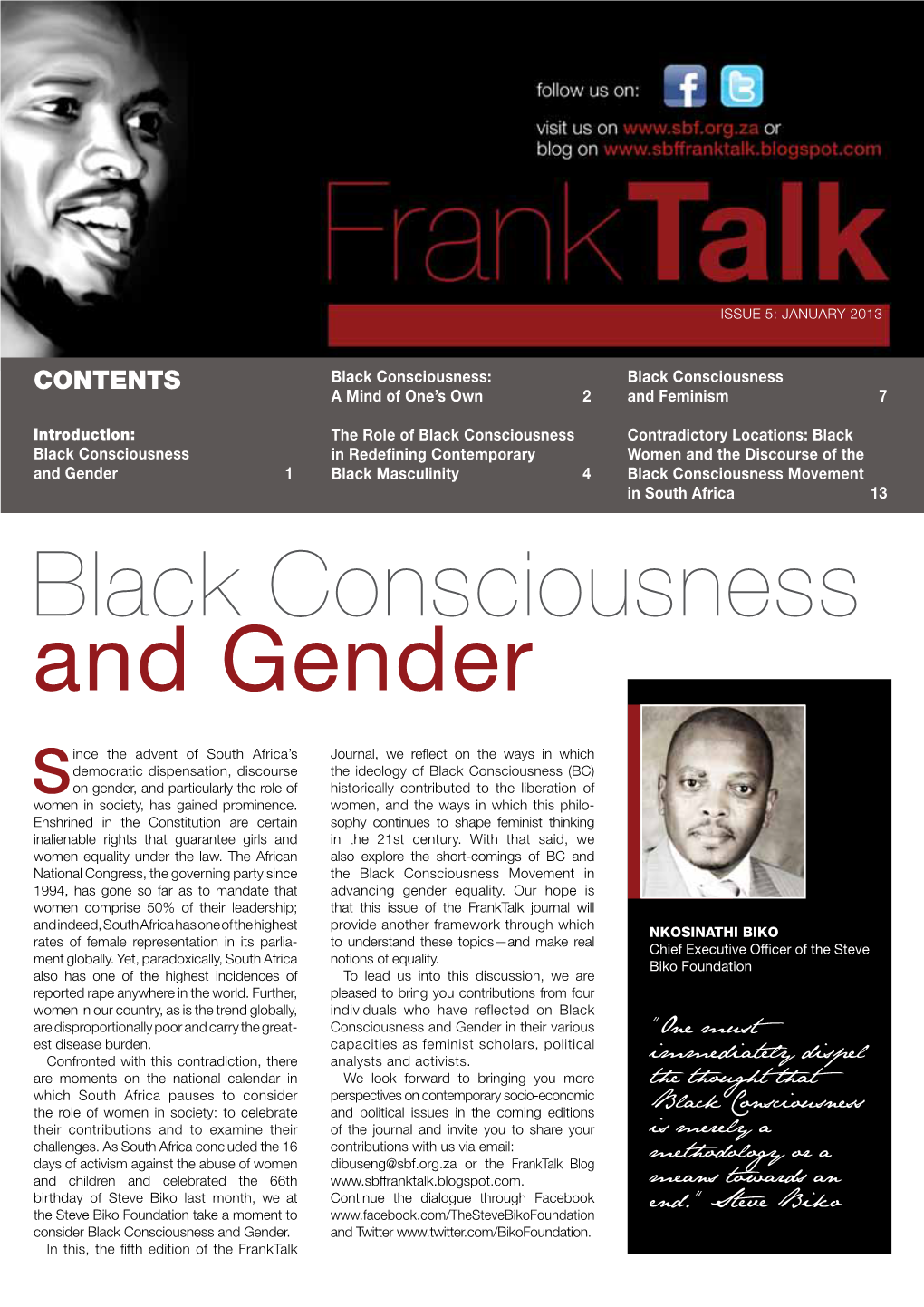 Black Consciousness and Gender