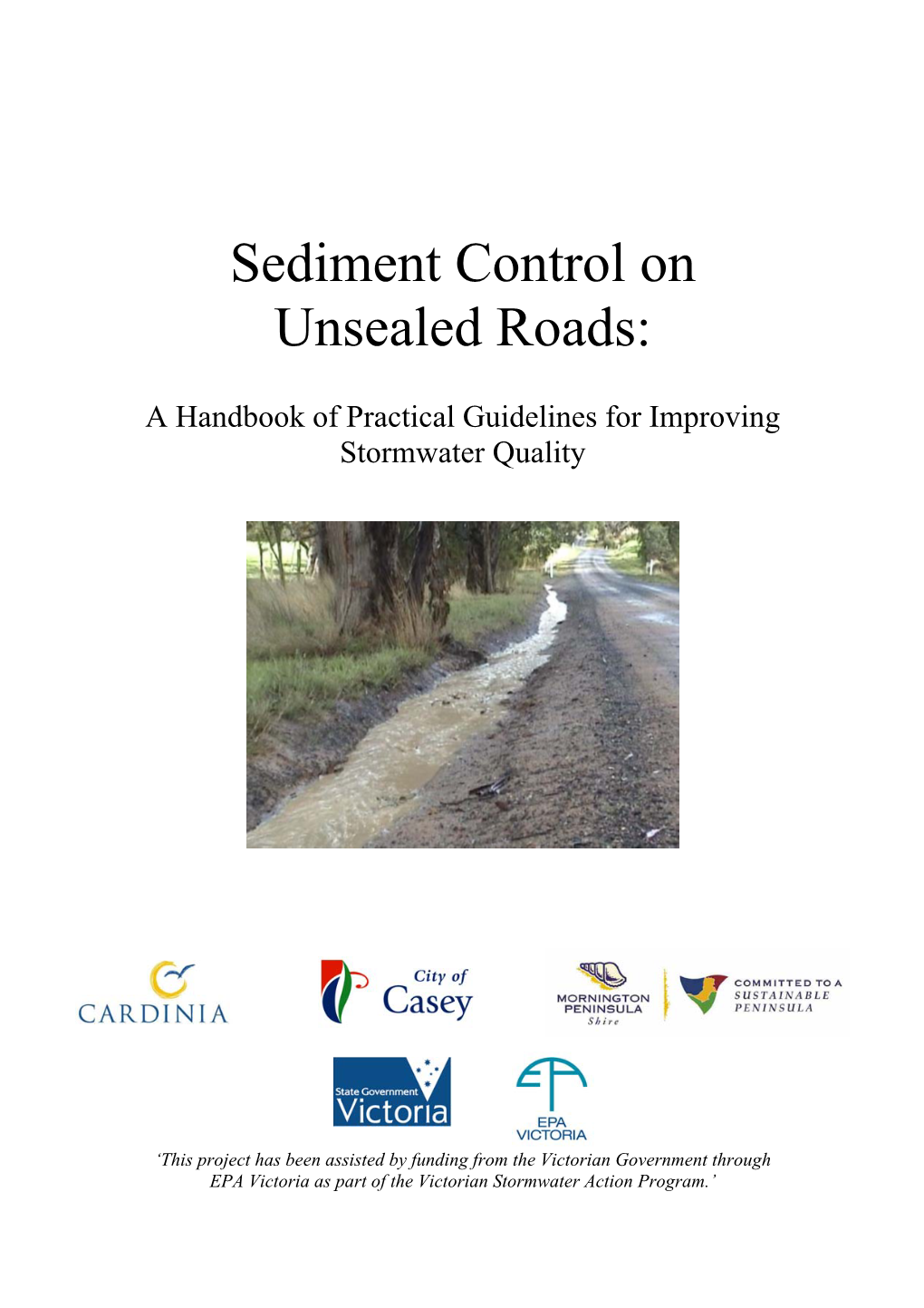 Sediment Control on Unsealed Roads