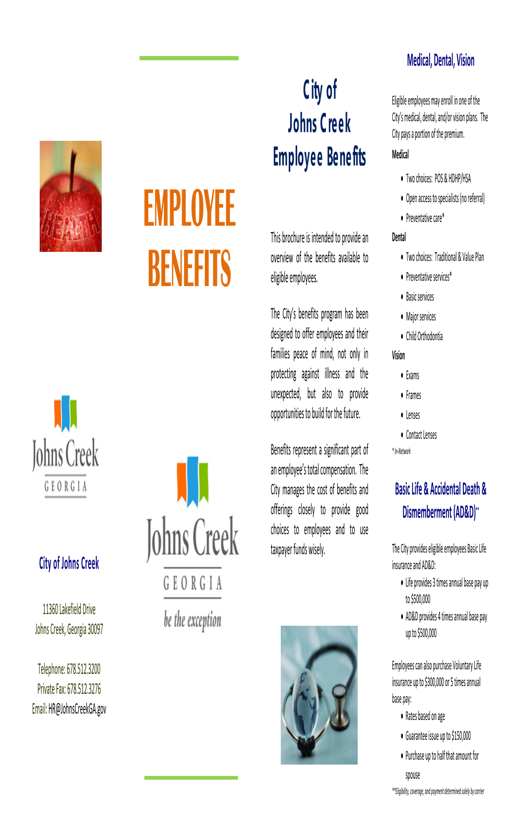 Employee Benefits Package