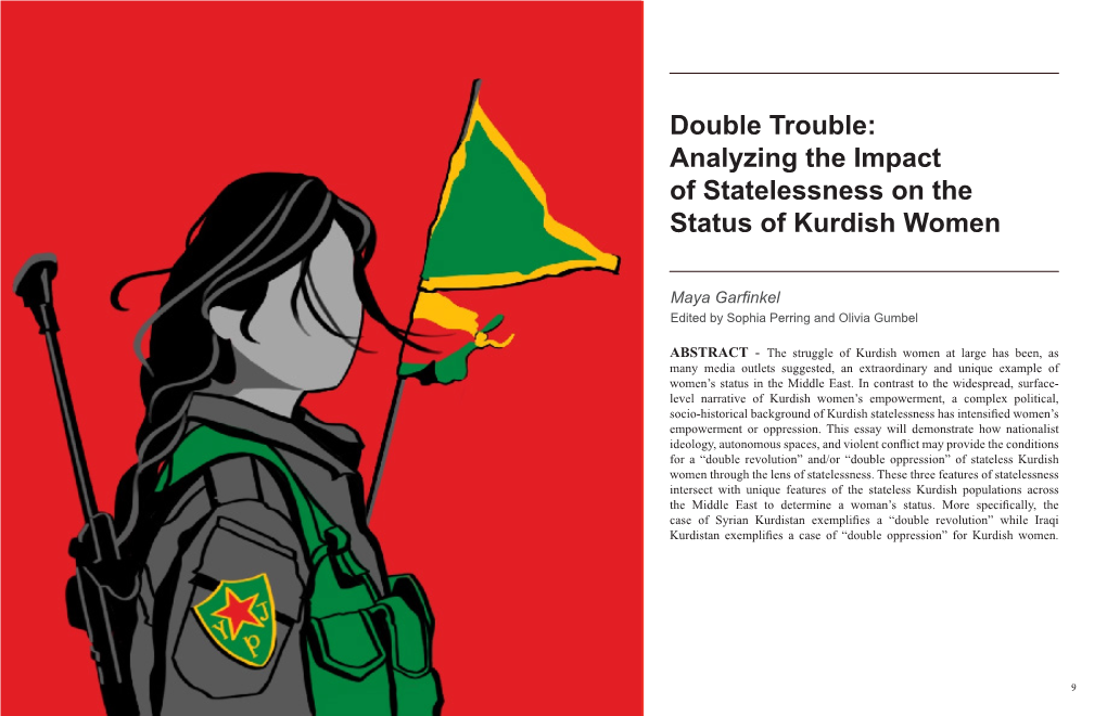 Analyzing the Impact of Statelessness on the Status of Kurdish Women