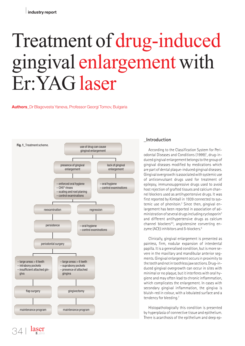 Treatment of Drug-Induced Gingival Enlargement with Er:YAG Laser