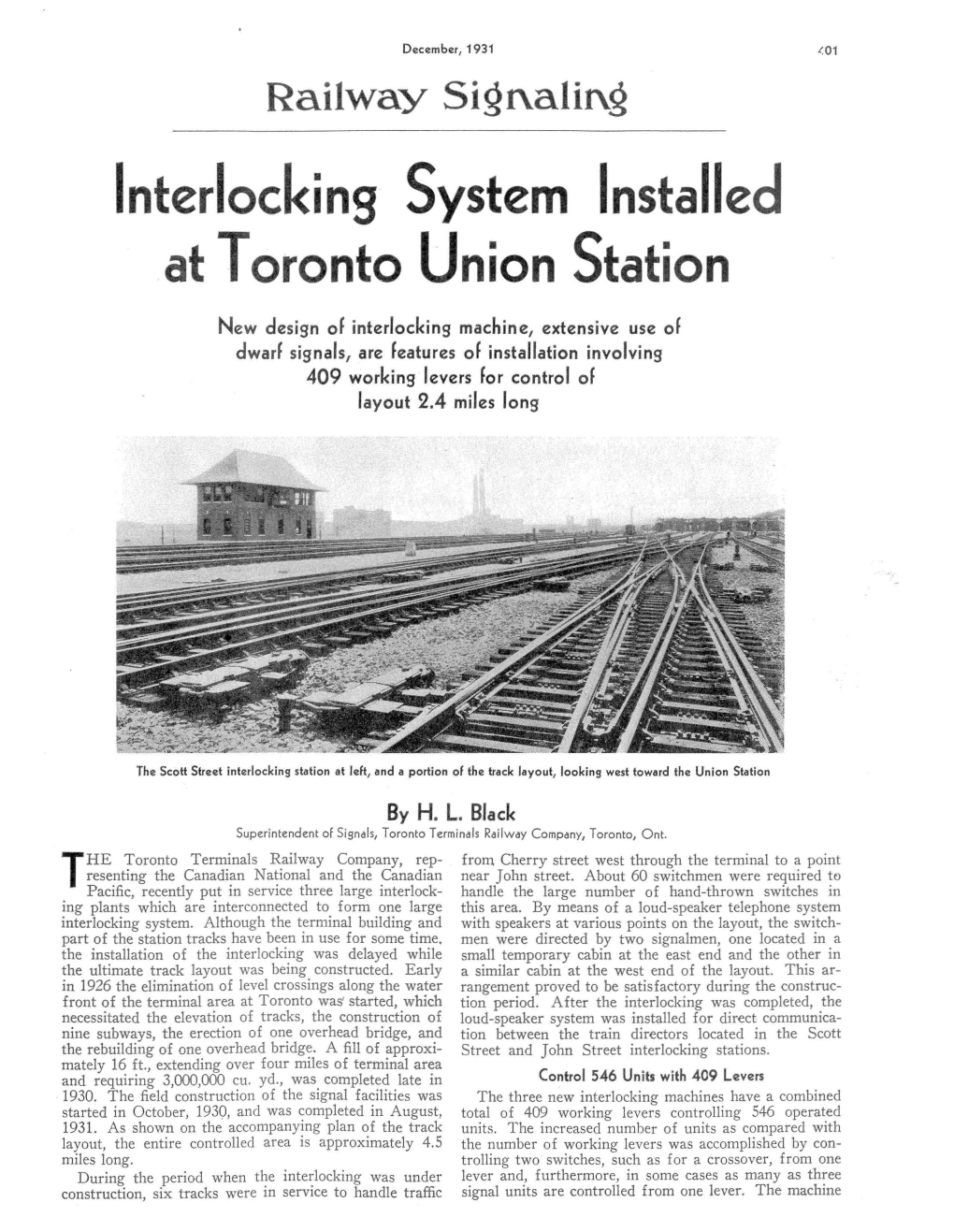 Interlocking System Installed at Toronto Union Station