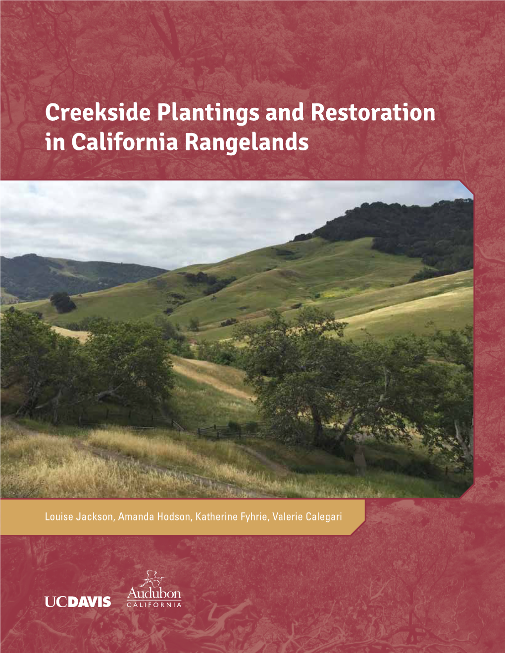 Creekside Plantings and Restoration in California Rangelands