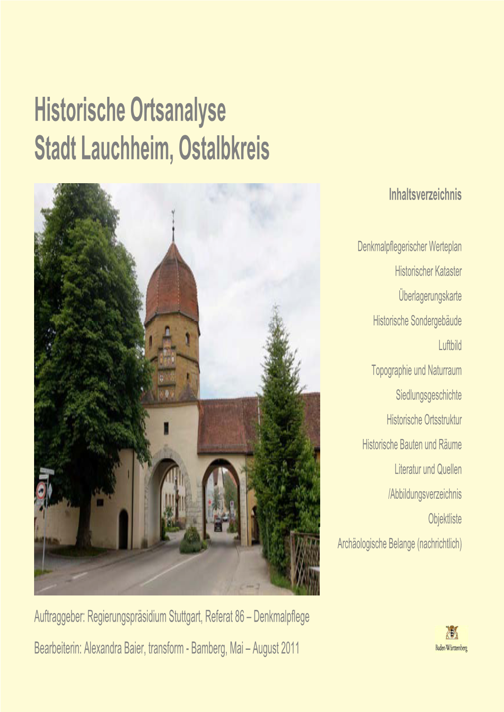 Ortsanalyse Lauchheim
