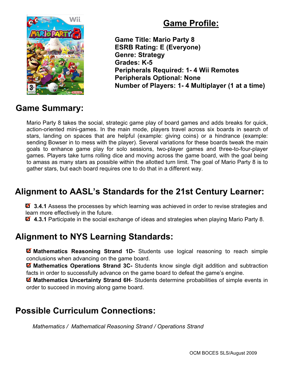 Alignment to AASL's Standards for the 21St Century Learner