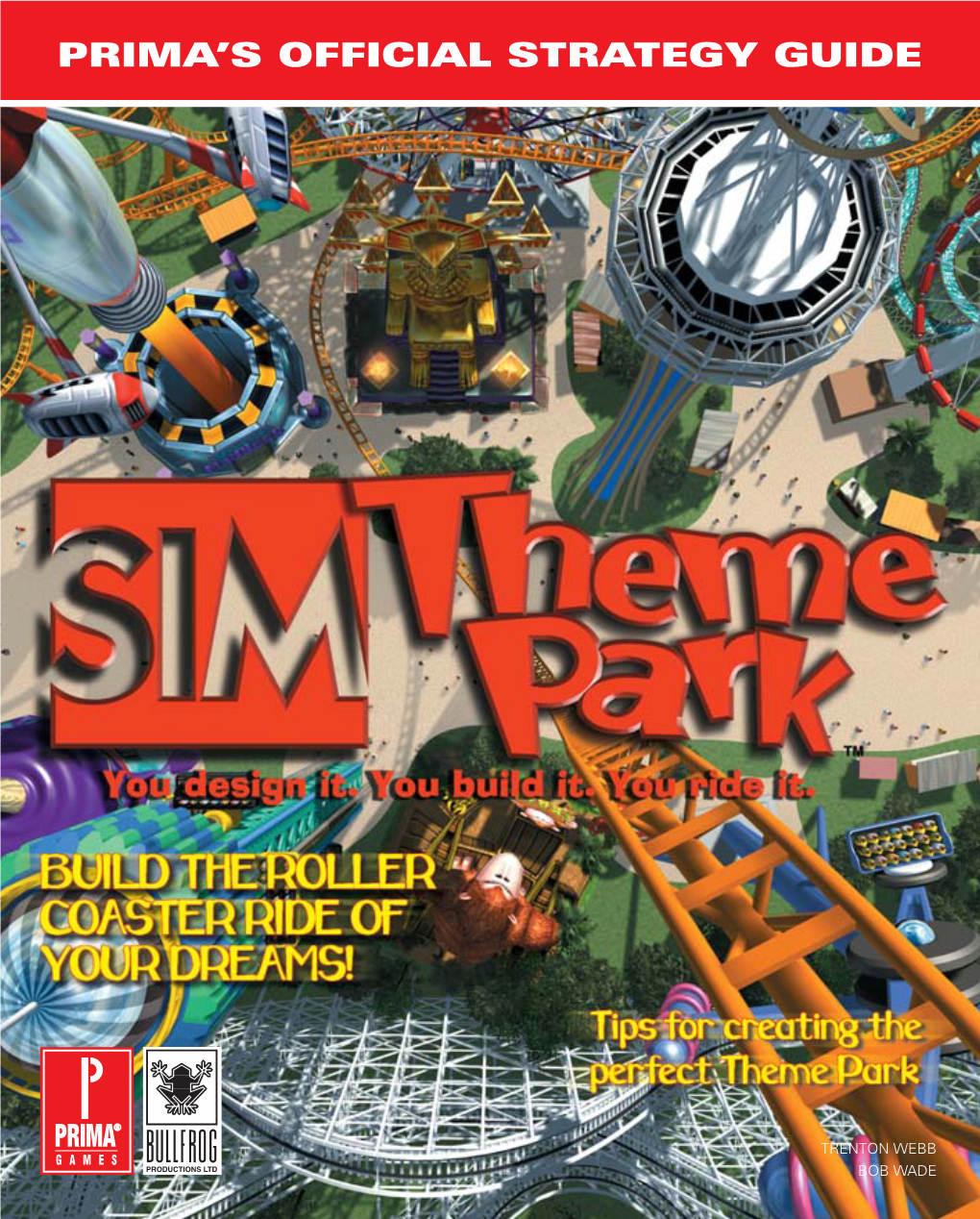 Theme Park World Strategy Guide Windows English