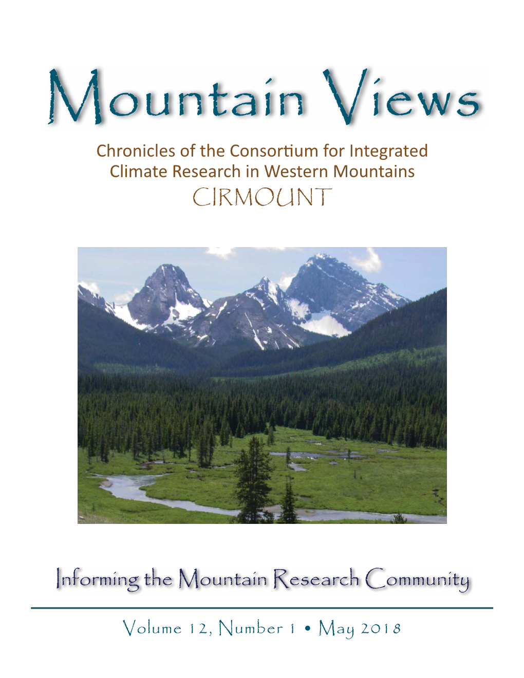 Mountain Views Vol. 12, No. 1