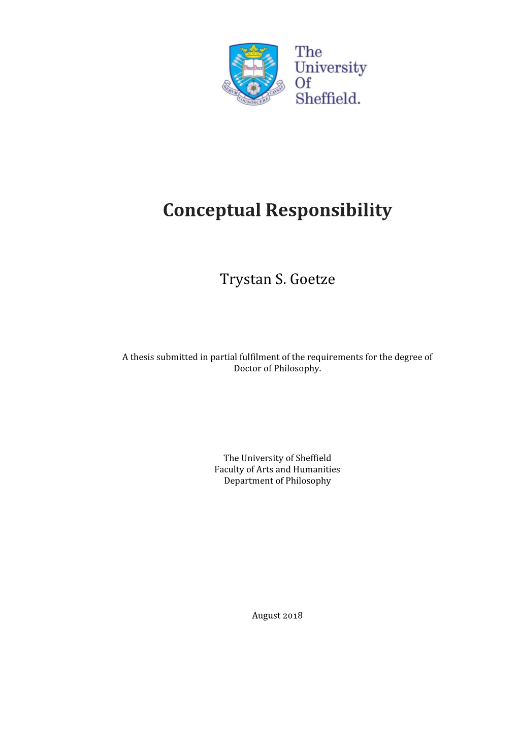 Conceptual Responsibility