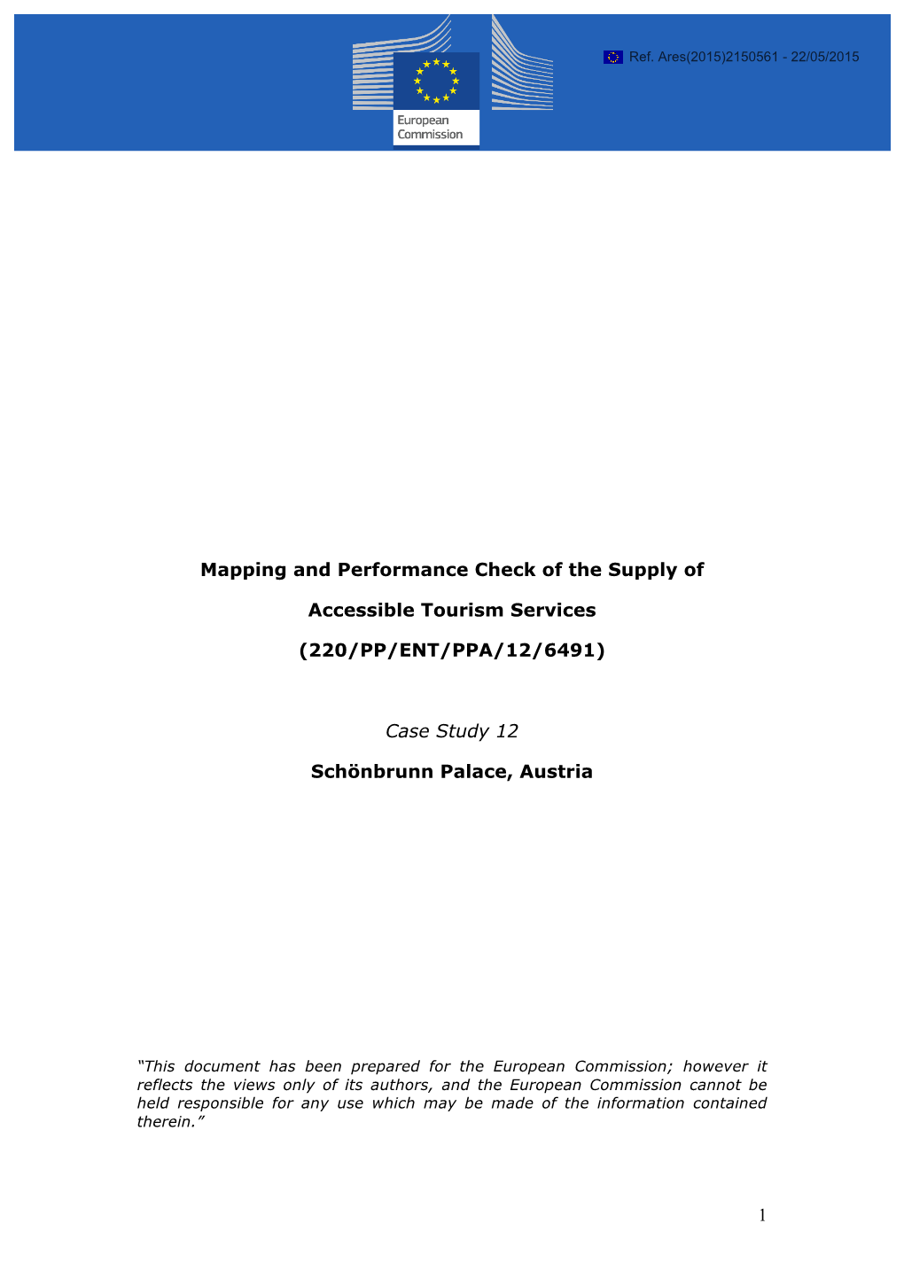 (220/PP/ENT/PPA/12/6491) Case Study 12 Schönbrunn