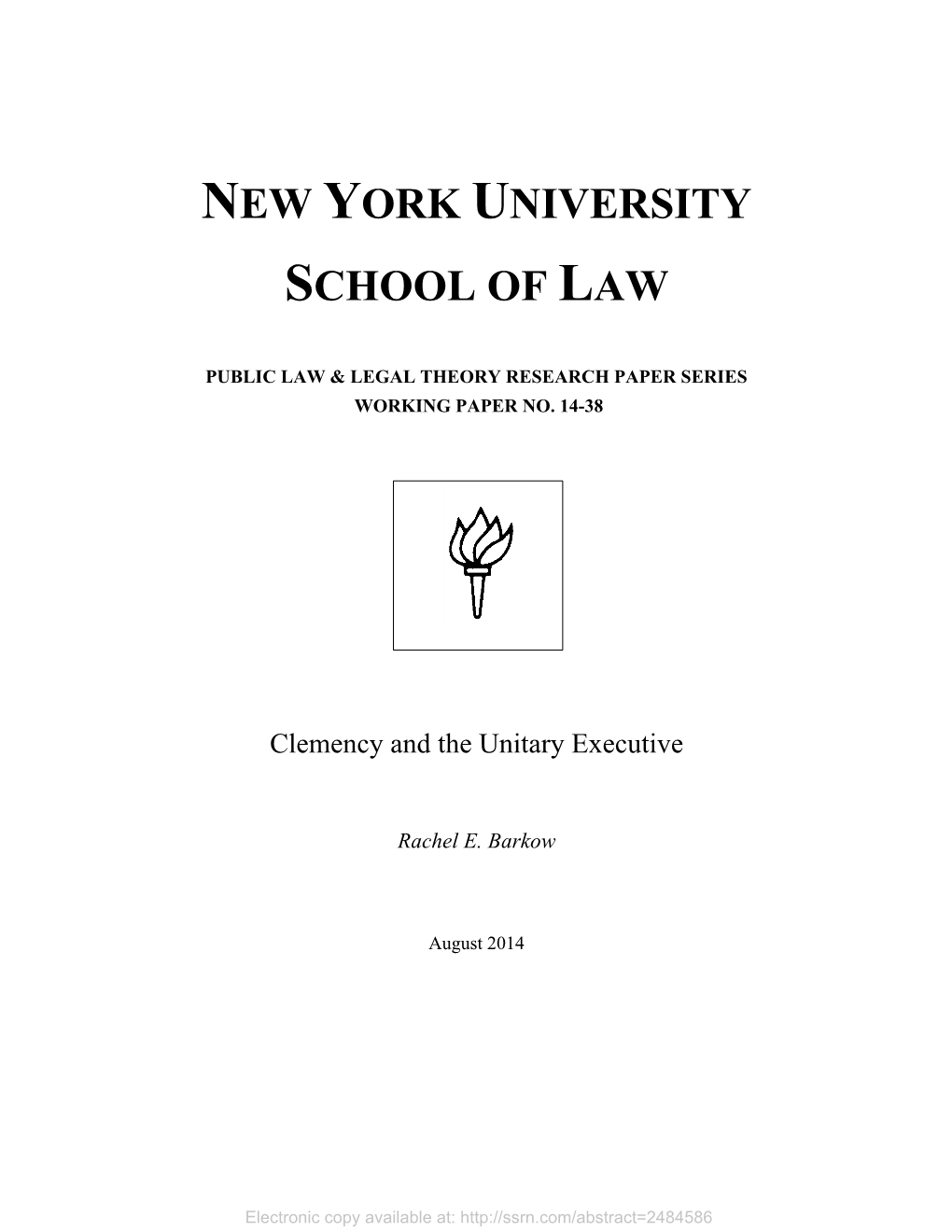 New York University School of Law)