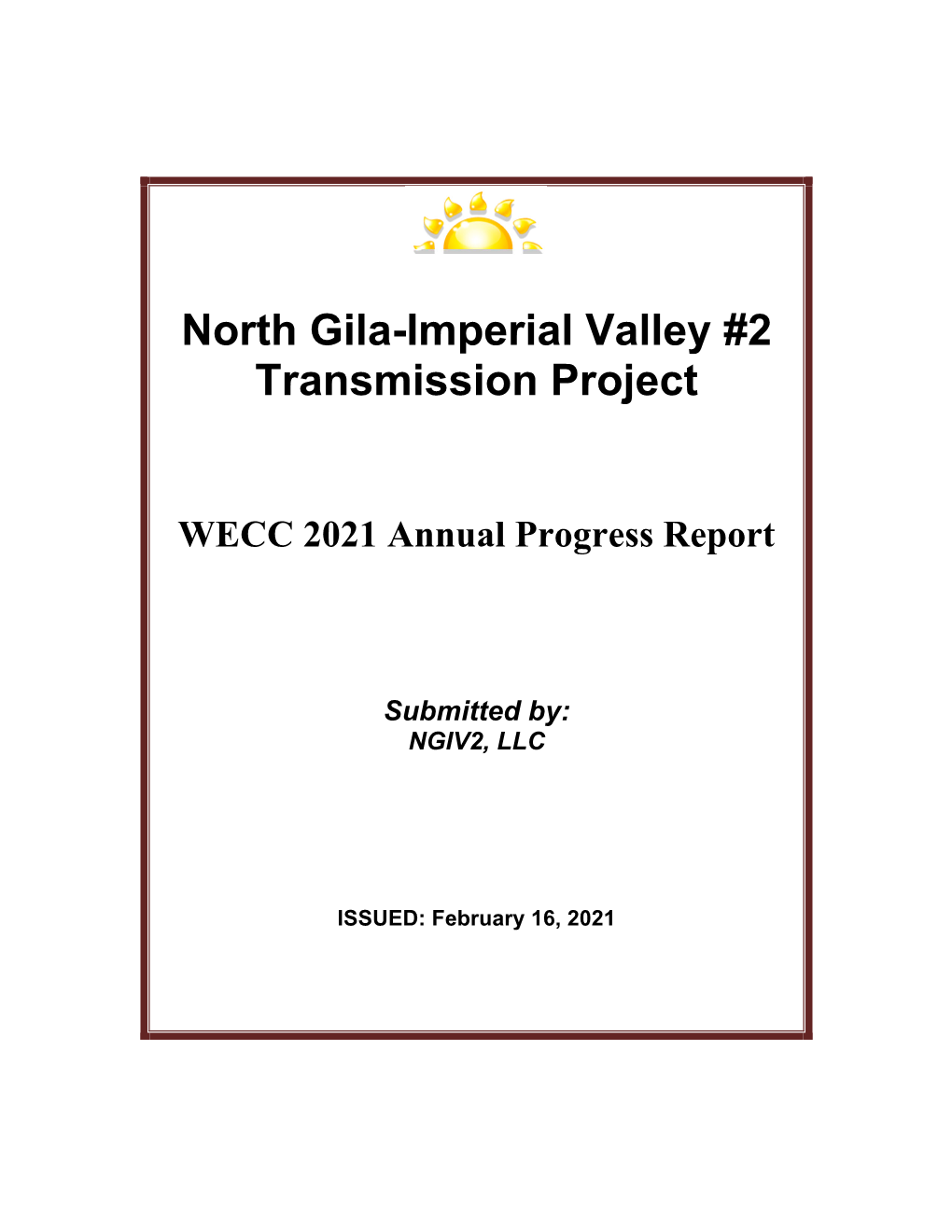 North Gila-Imperial Valley #2 Transmission Project