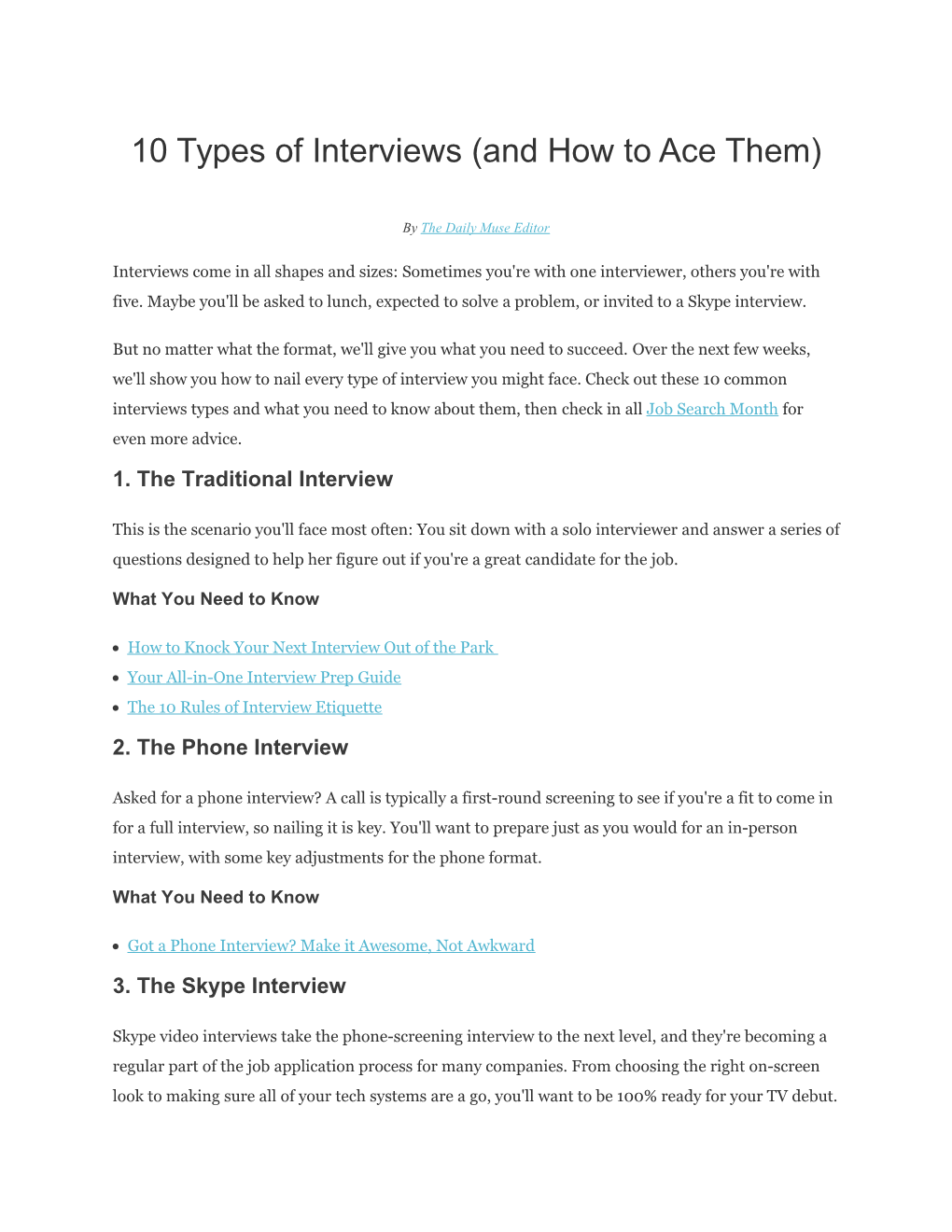 10 Types of Interviews (And How to Ace Them)