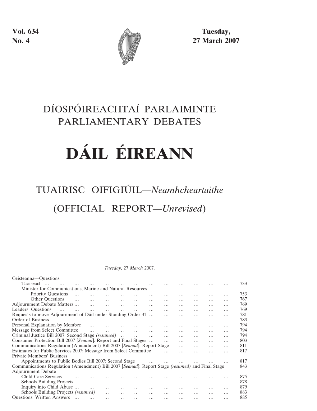 Da´Il E´Ireann