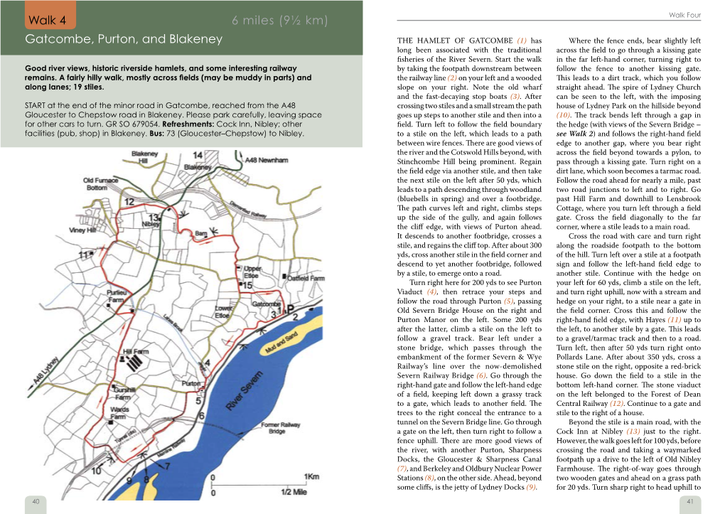 Gatcombe, Purton, and Blakeney Walk 4 6 Miles
