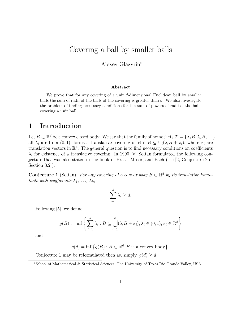 Covering Balls.Pdf