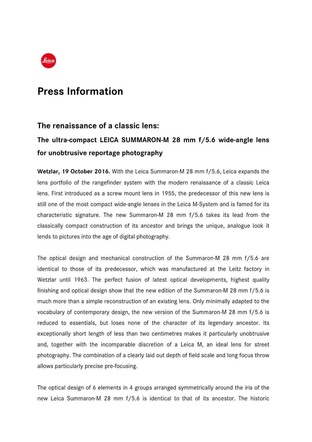 Press Information