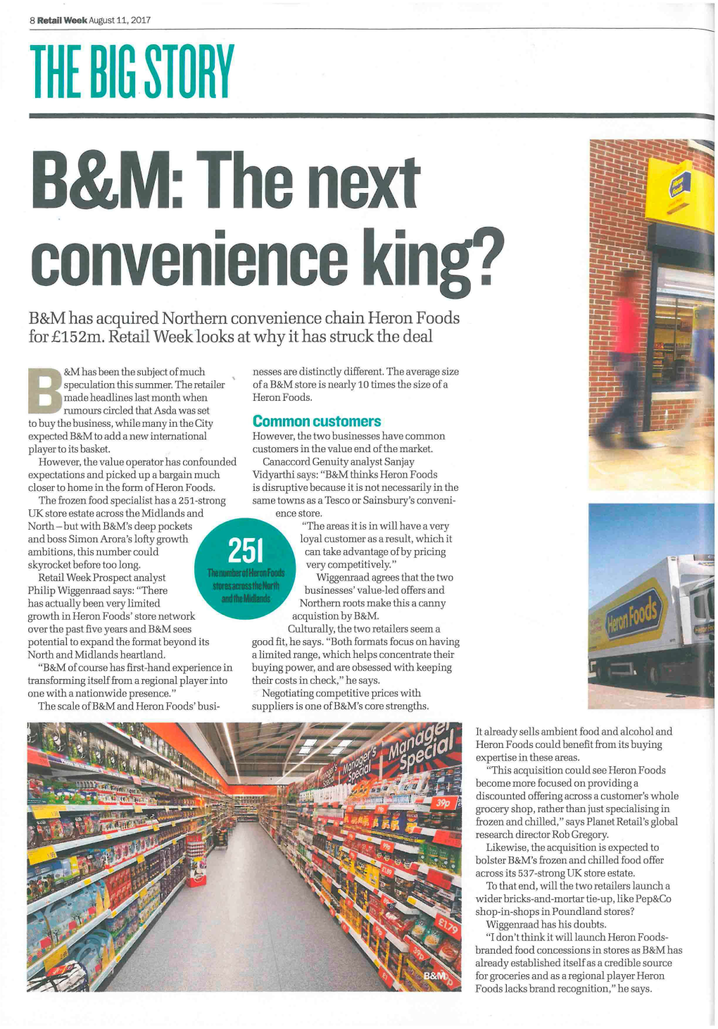 THE BIG STORY B&M: the Next Convenience King?