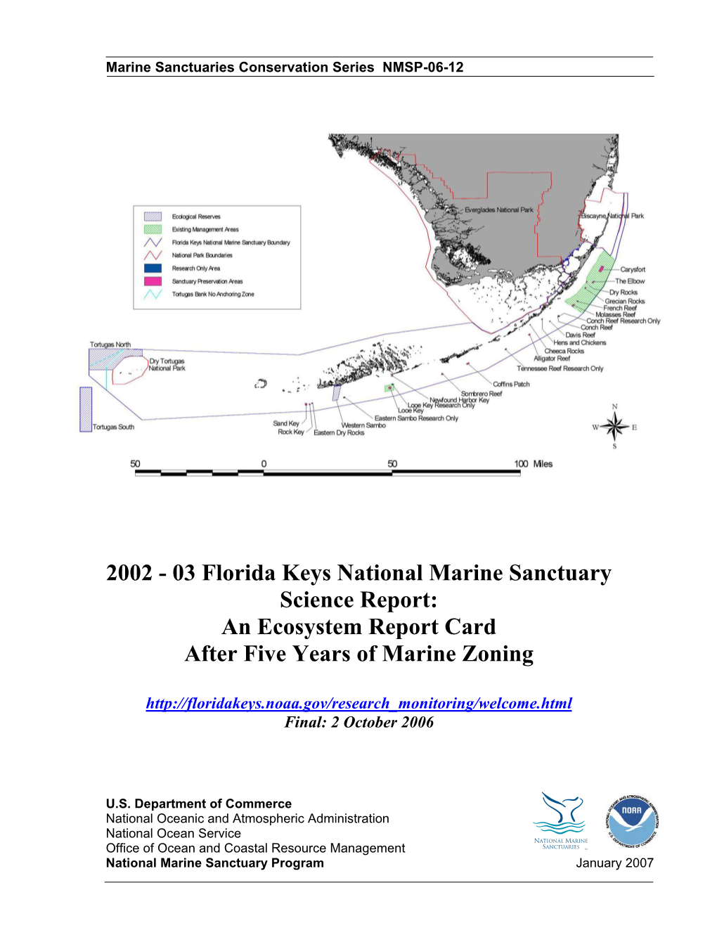 03 Florida Keys National Marine Sanctuary Science Report: an Ecosystem Report Card After Five Years of Marine Zoning