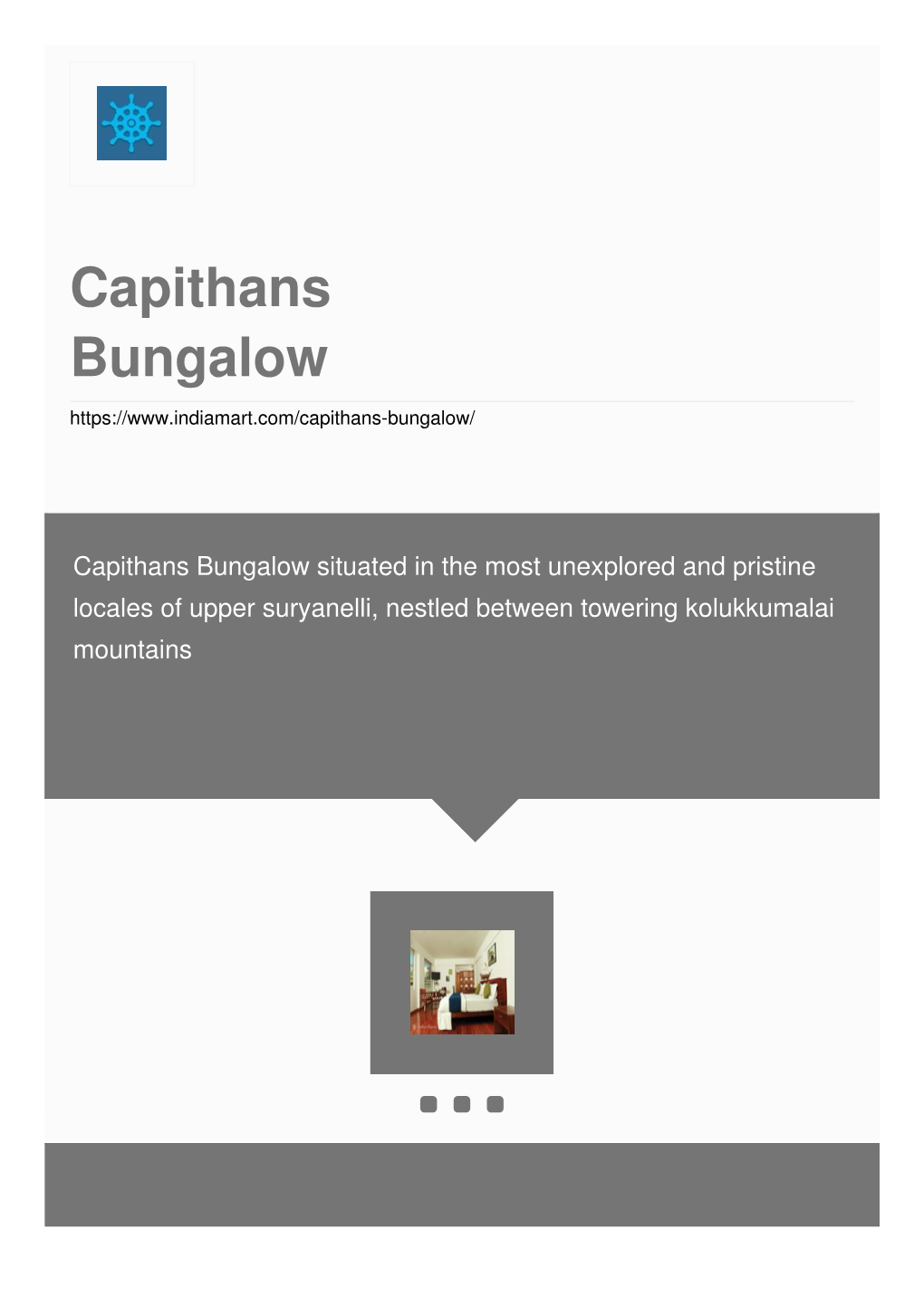 Capithans Bungalow