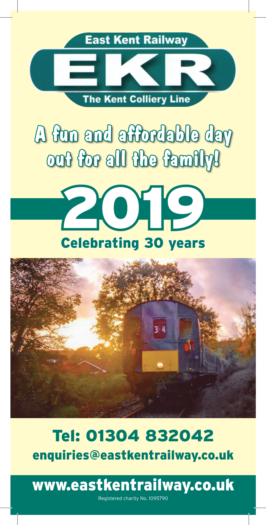 A Fun and Affordable Day out for All the Family! 2019 Celebrating 30 Years