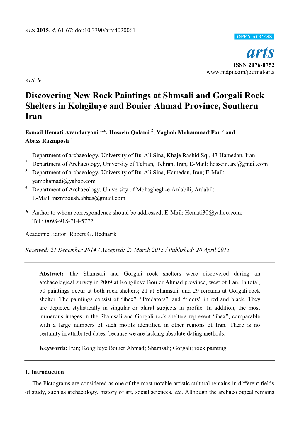 Artsdiscovering New Rock Paintings at Shmsali and Gorgali Rock