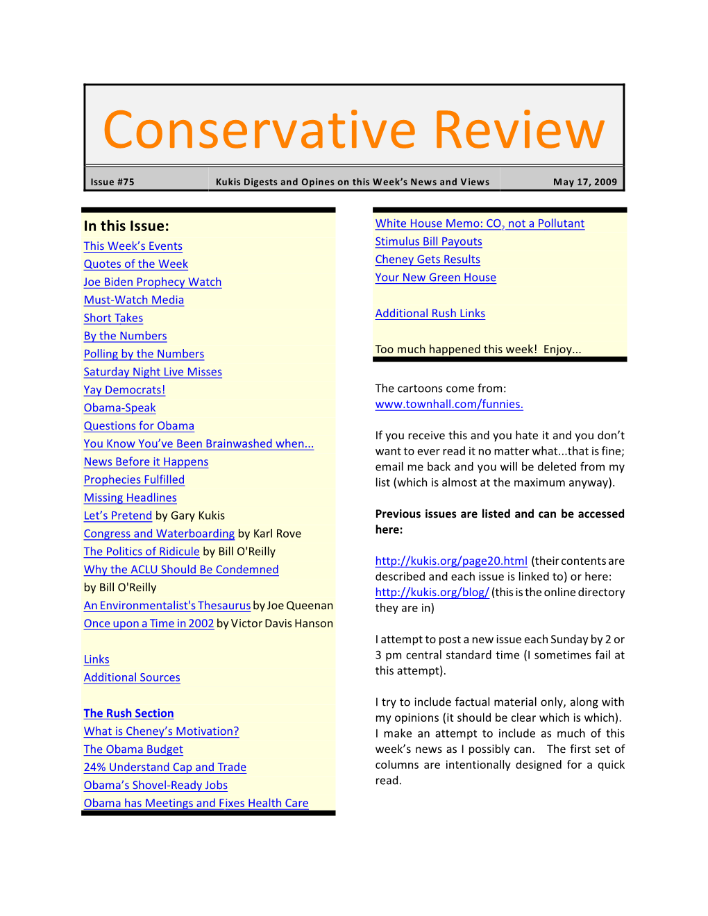 Conservative Review