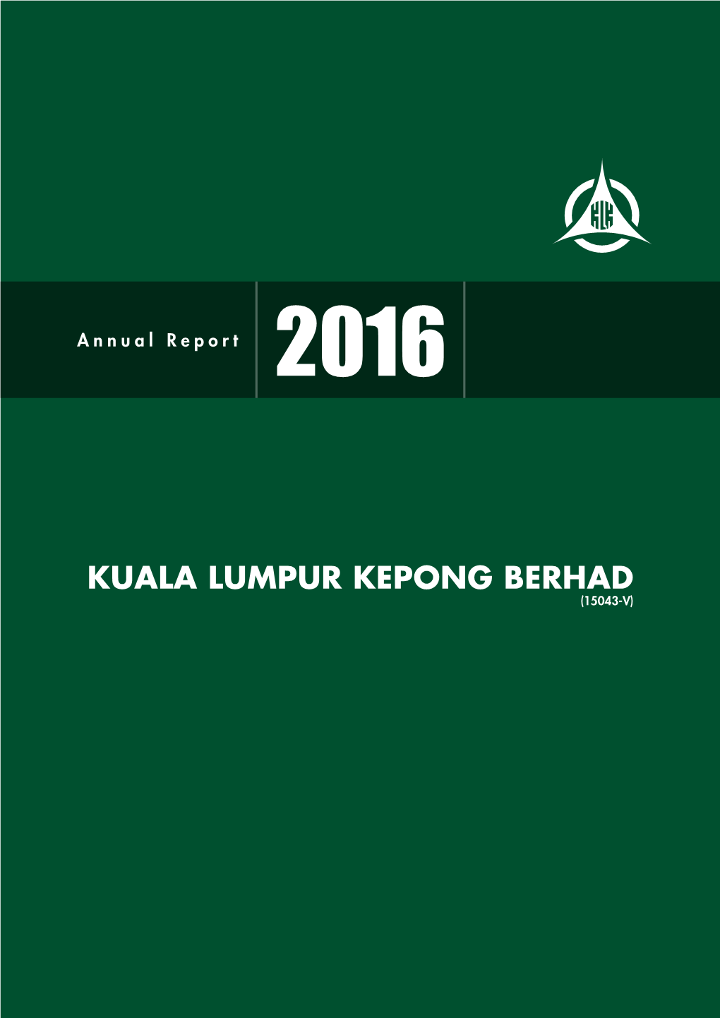 Kuala Lumpur Kepong Berhad Annual Report 2016 a Contents