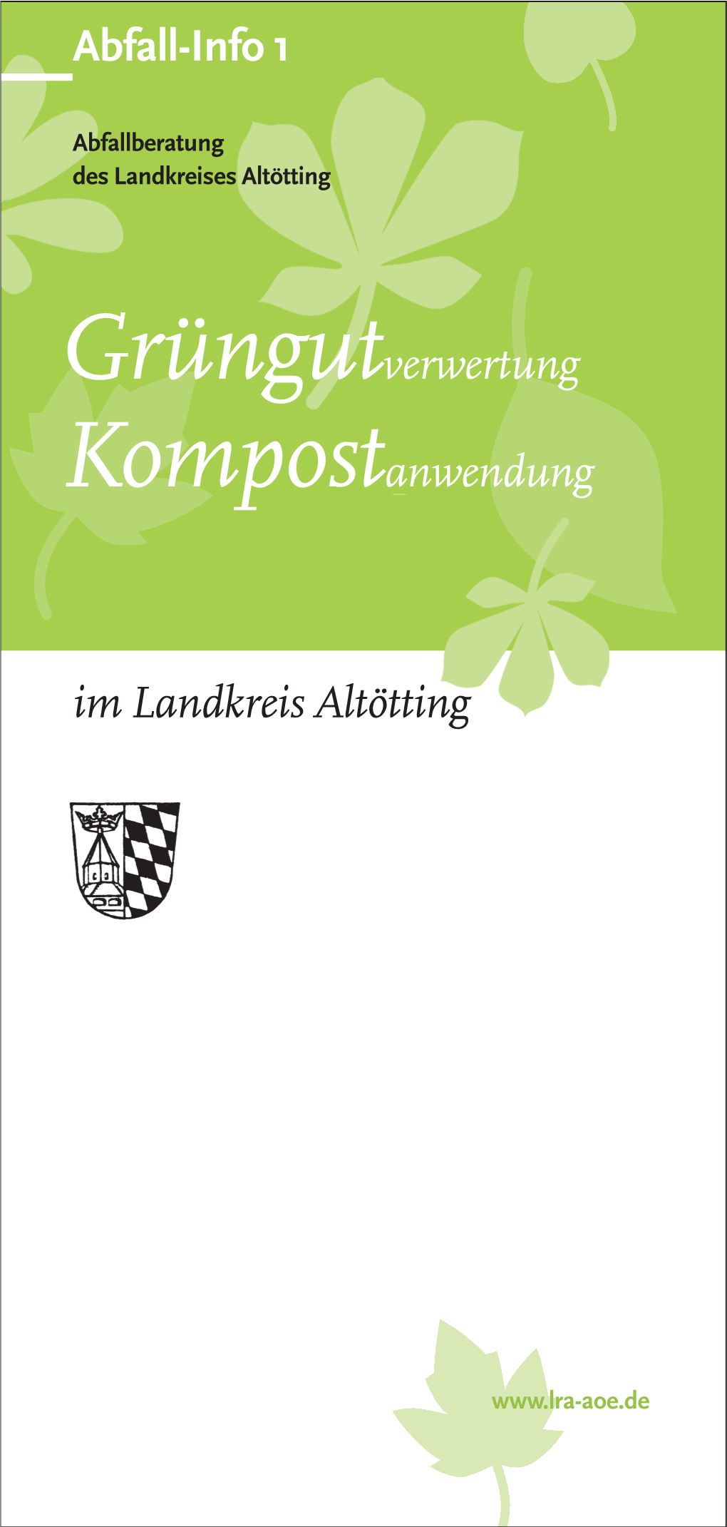 Abfall-Info 1 Im Landkreis Altötting Grüngutverwertung Kompostanwendung