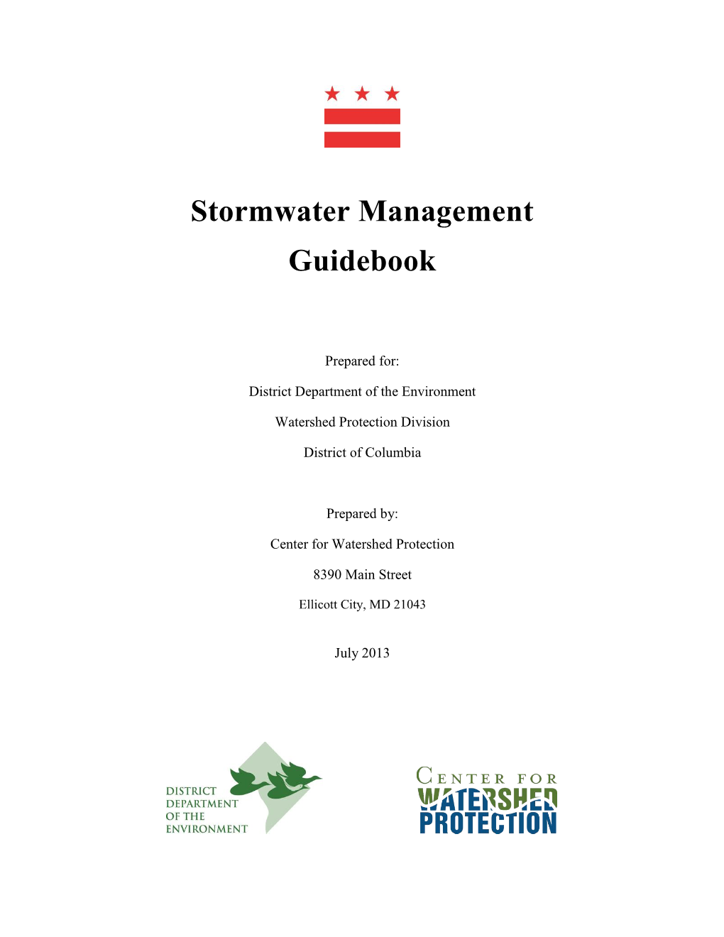 Stormwater Management Guidebook