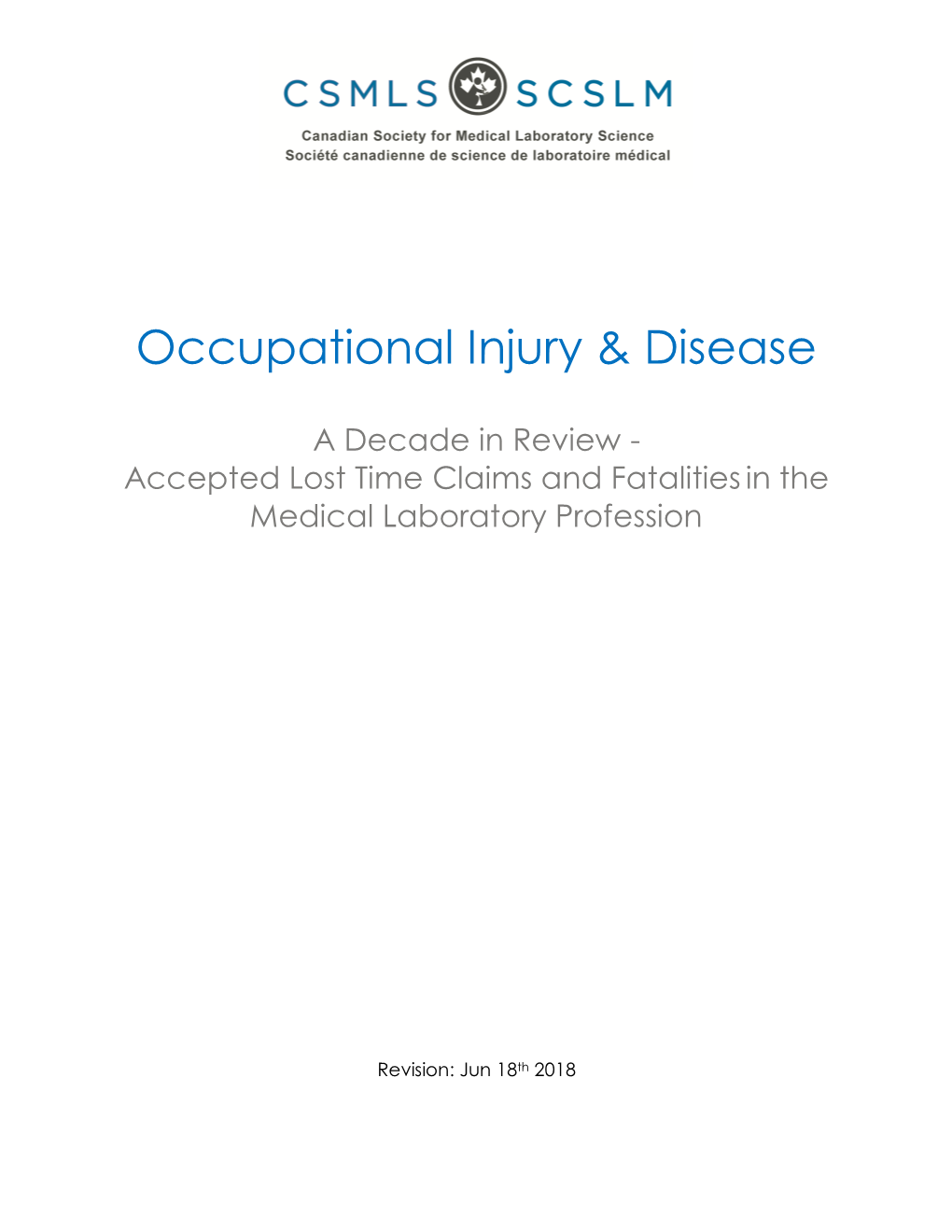 Occupational Injury & Disease