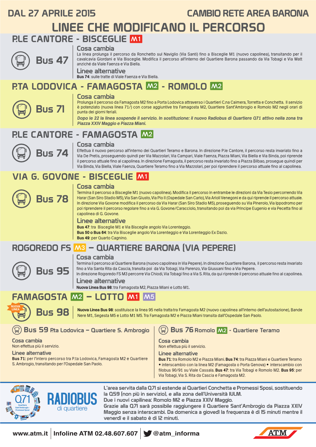 Linee Che Modificano Il Percorso