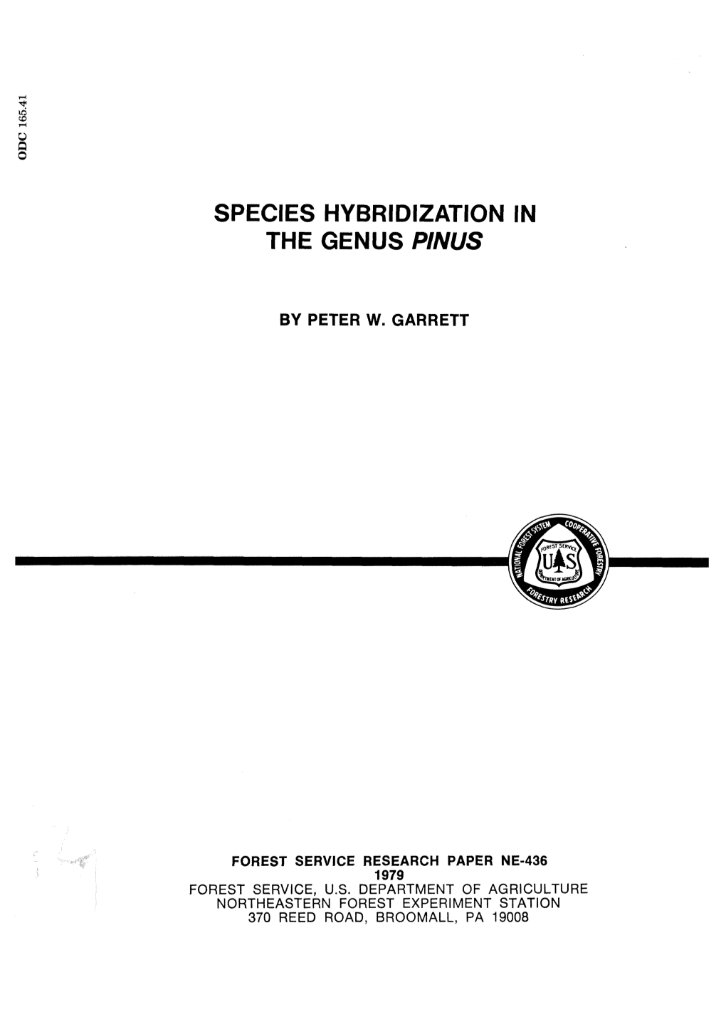 Species Hybridization in the Genus Pinus