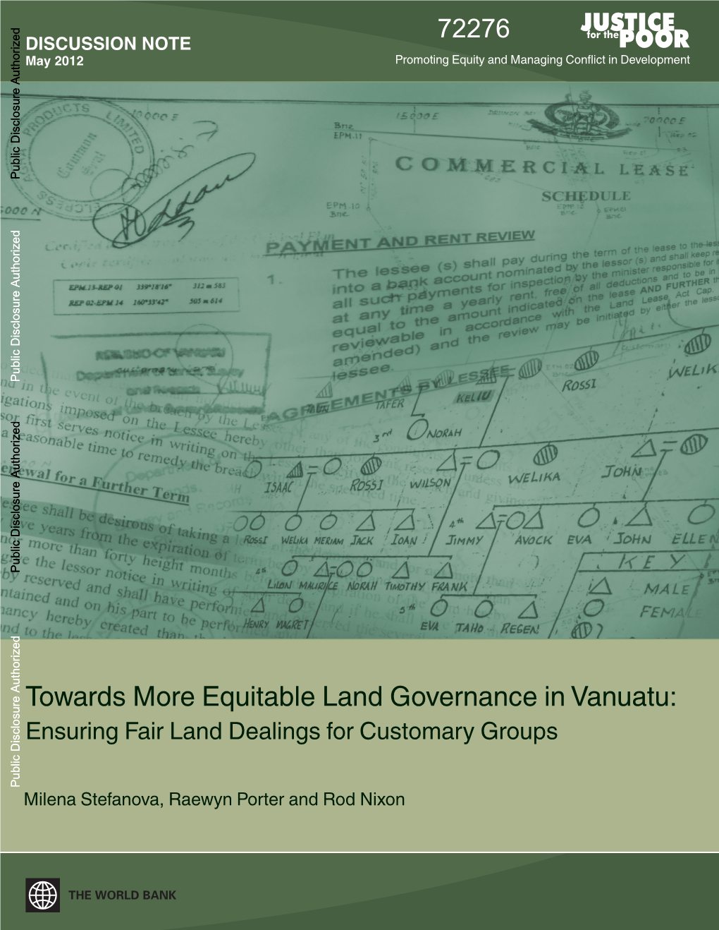 Towards More Equitable Land Governance in Vanuatu