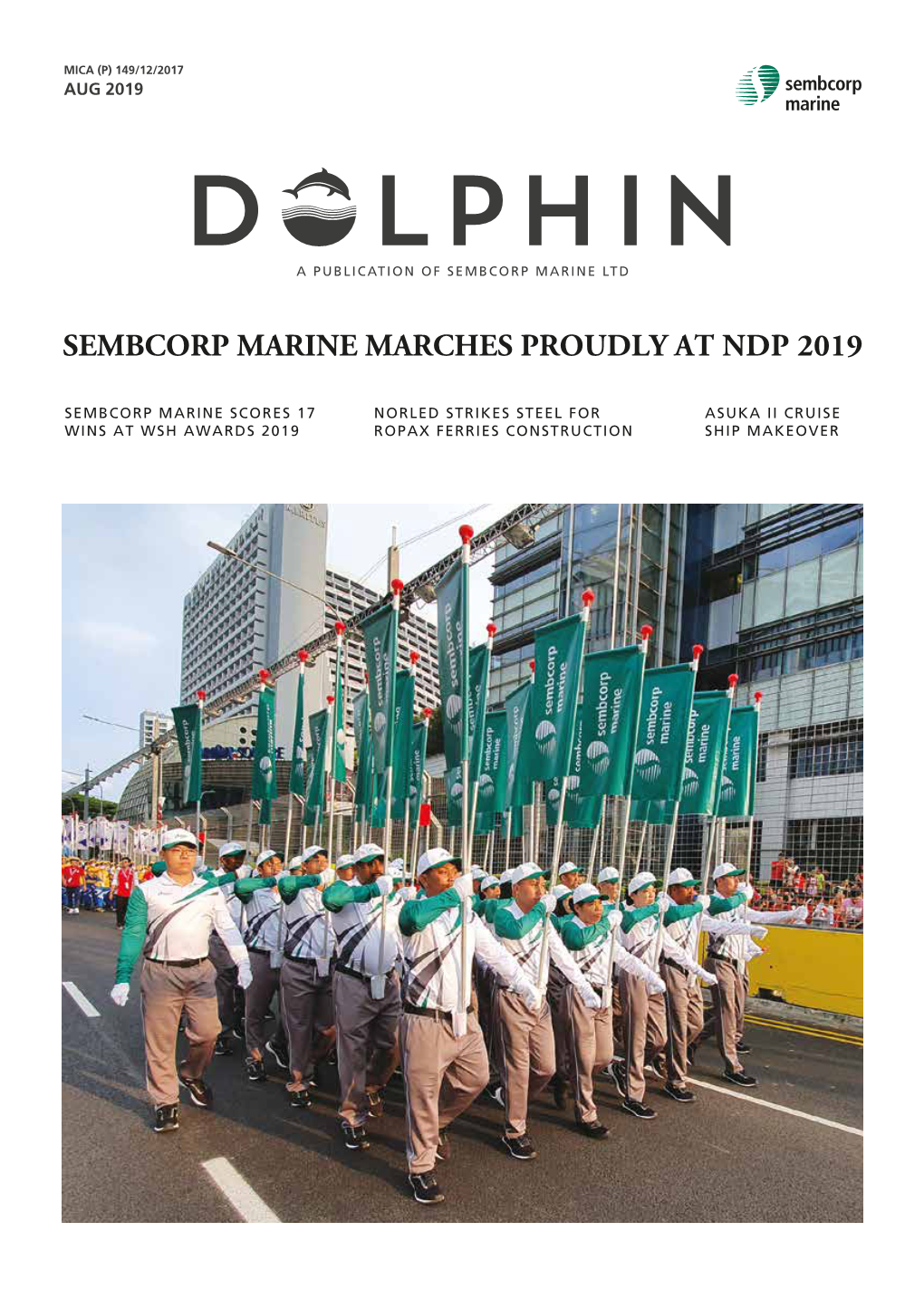 Sembcorp Marine Marches Proudly at Ndp 2019