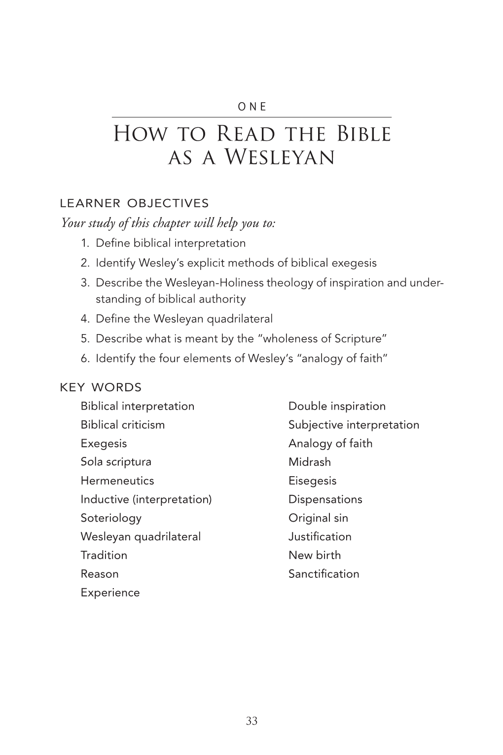How to Read the Bible As a Wesleyan
