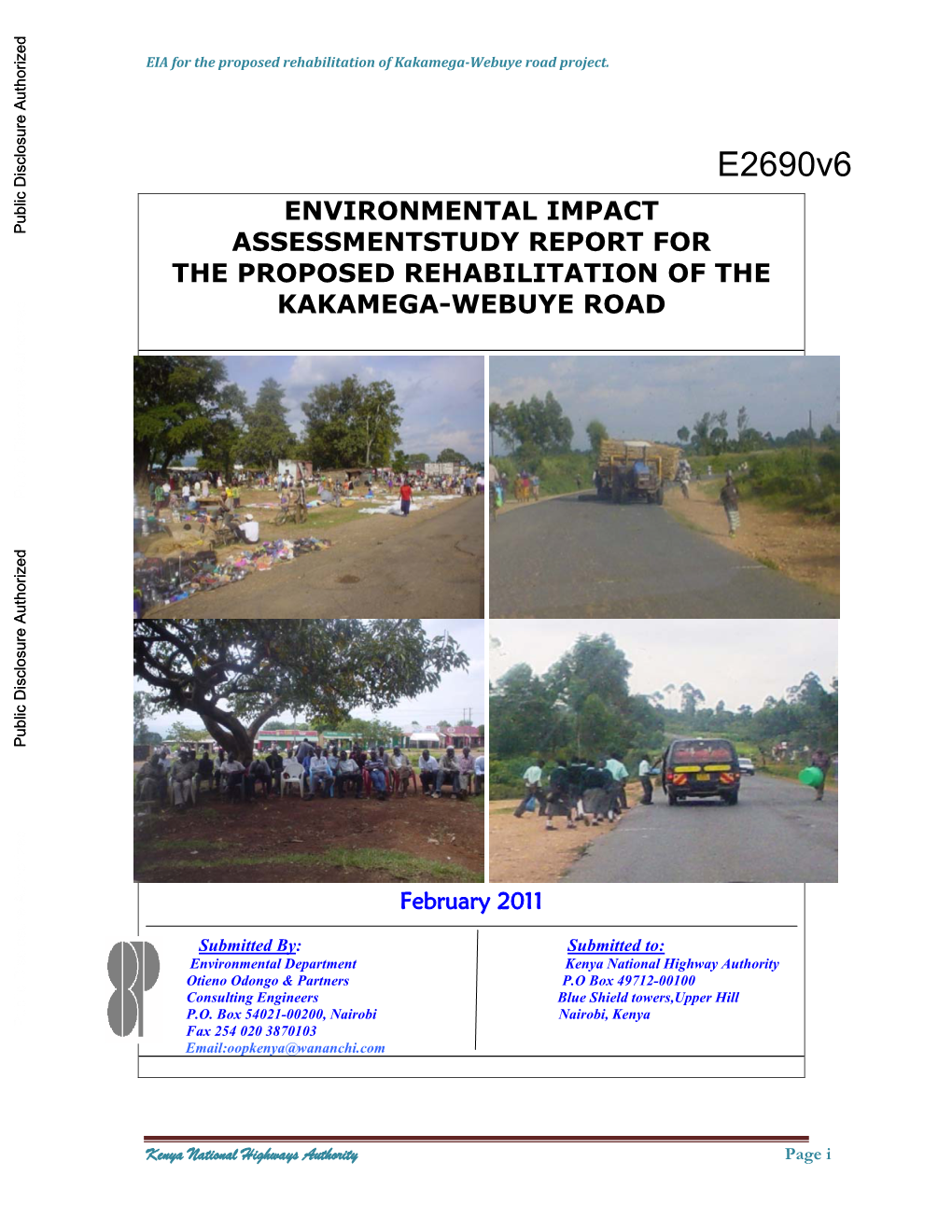 Environmental Impact Assessmentstudy Report for The