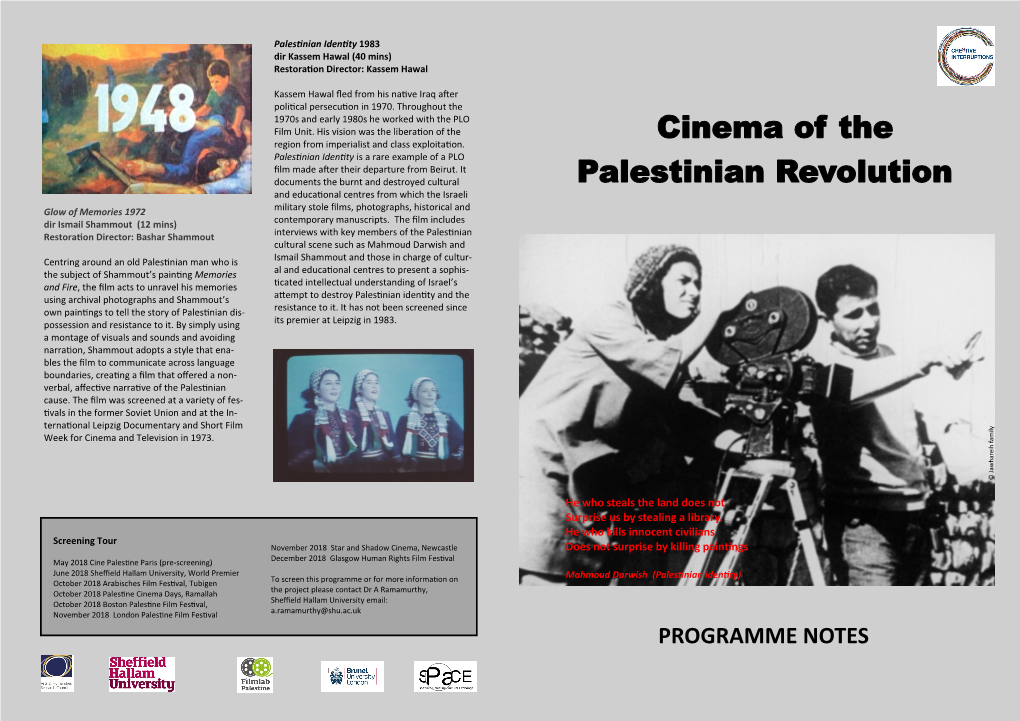 Cinema of the Palestinian Revolution