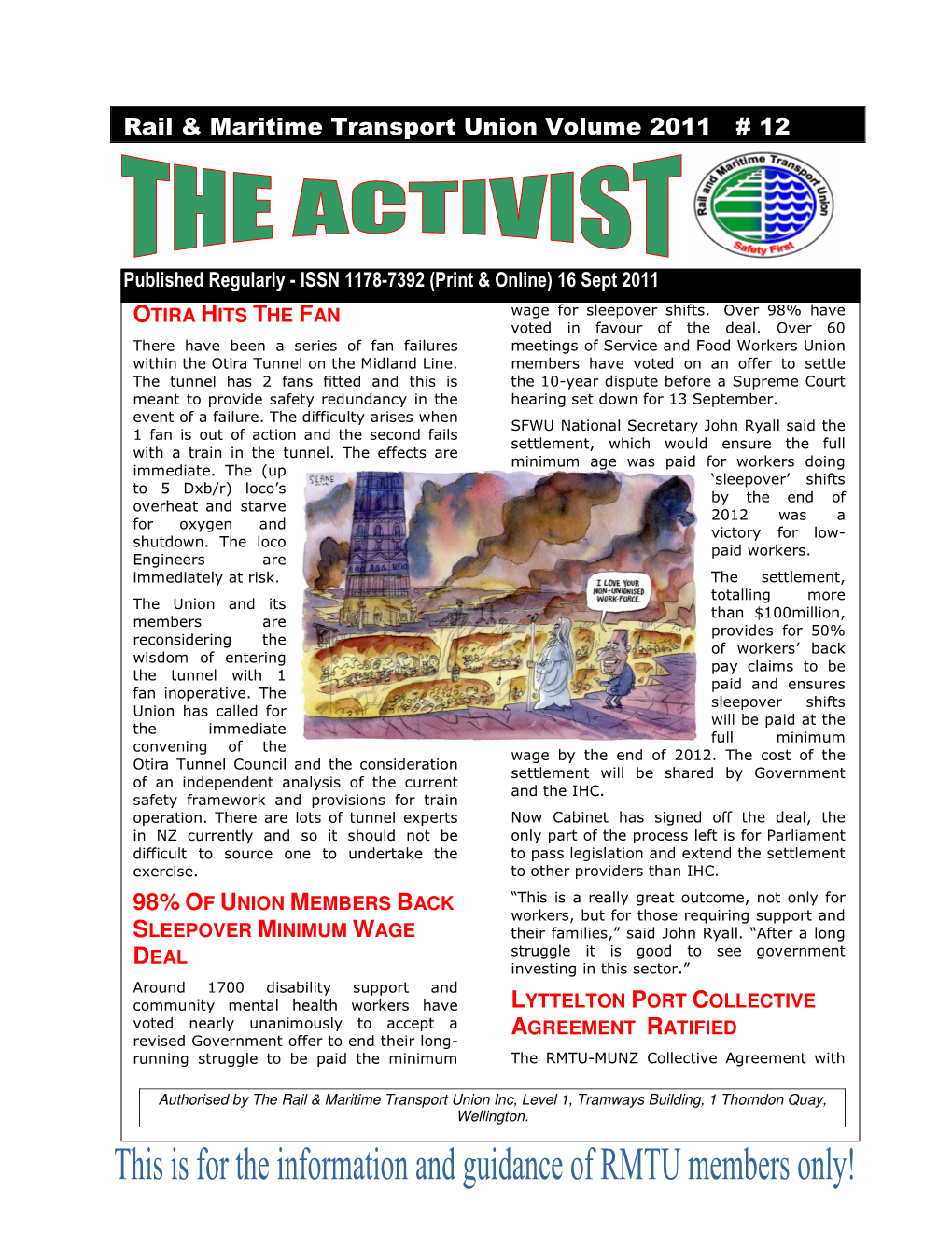 Activist #12, 2011