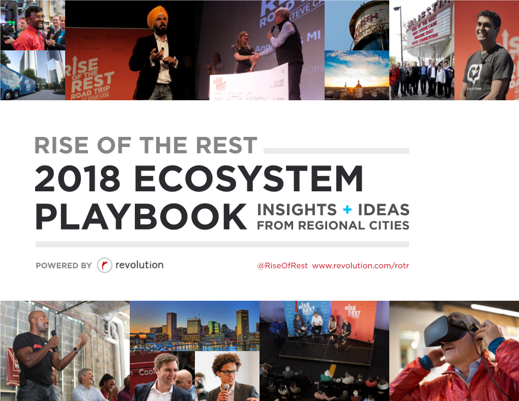 Rise of the Rest 2018 Ecosystem Insights + Ideas Playbook from Regional Cities
